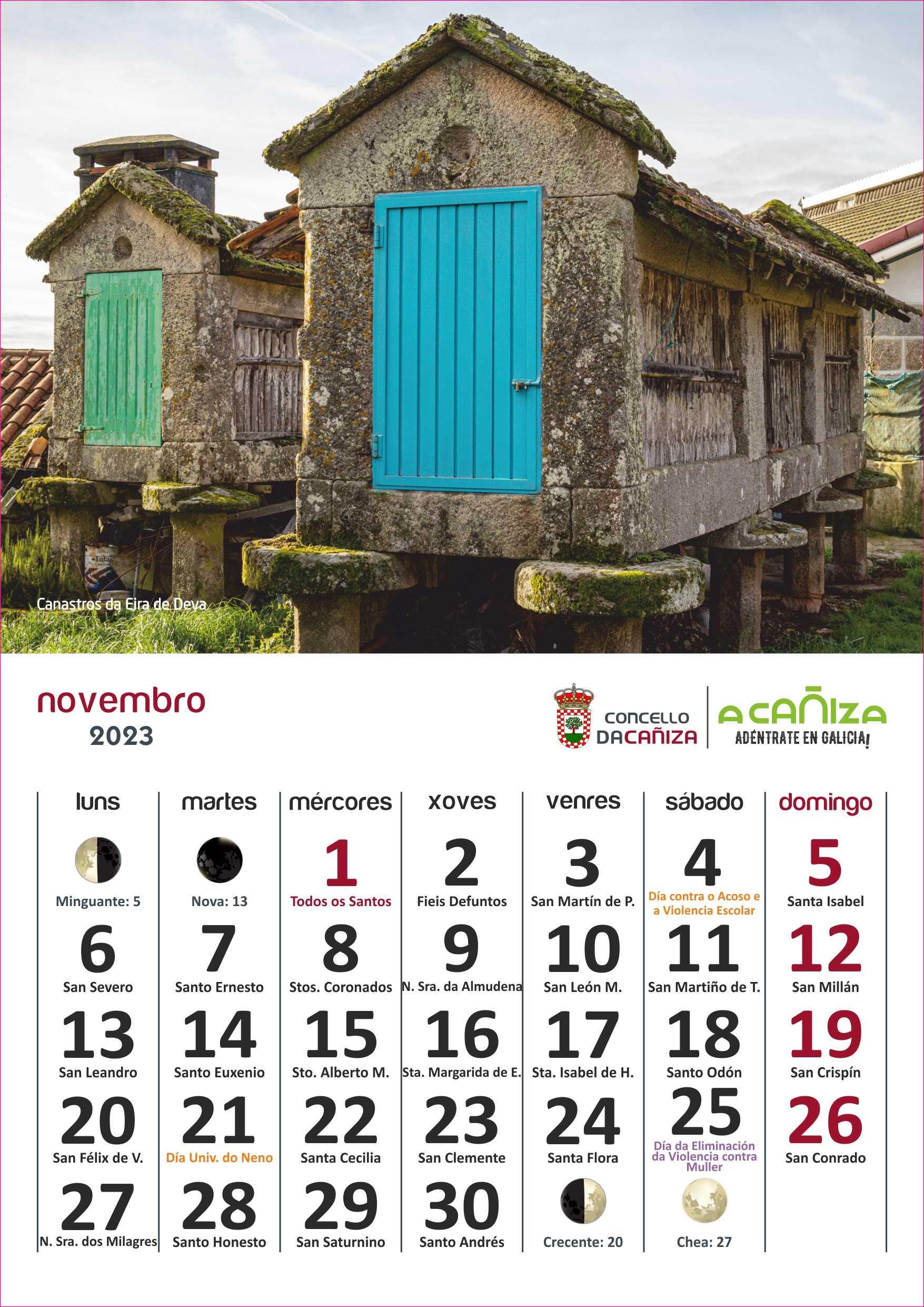 Mes de novembro. Canastros da Eira de Deva na parroquia de Petán