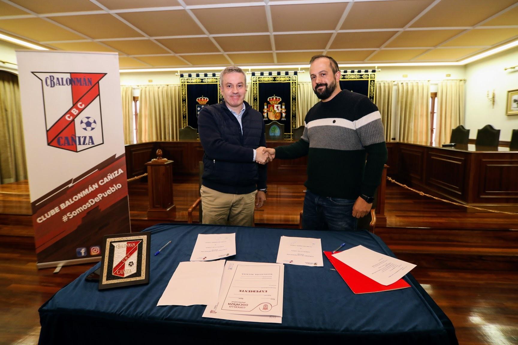 Firma del primer Convenio de colaboración entre el Ayuntamiento de A Cañiza y el CBC Cañiza  imagen 5