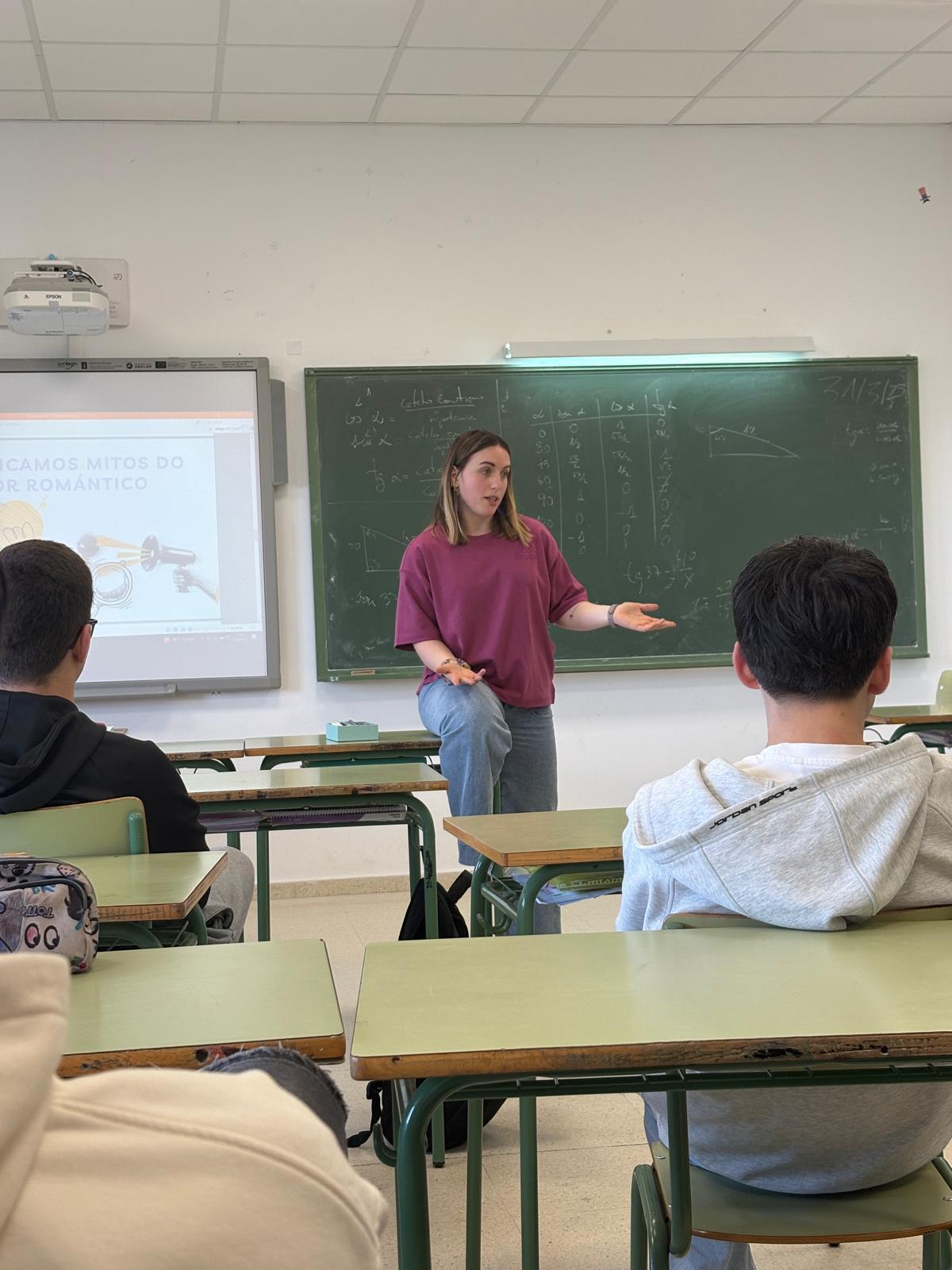 Educando en igualdade: A Cañiza avanza co seu proxecto "Violetas" contra a violencia de xénero