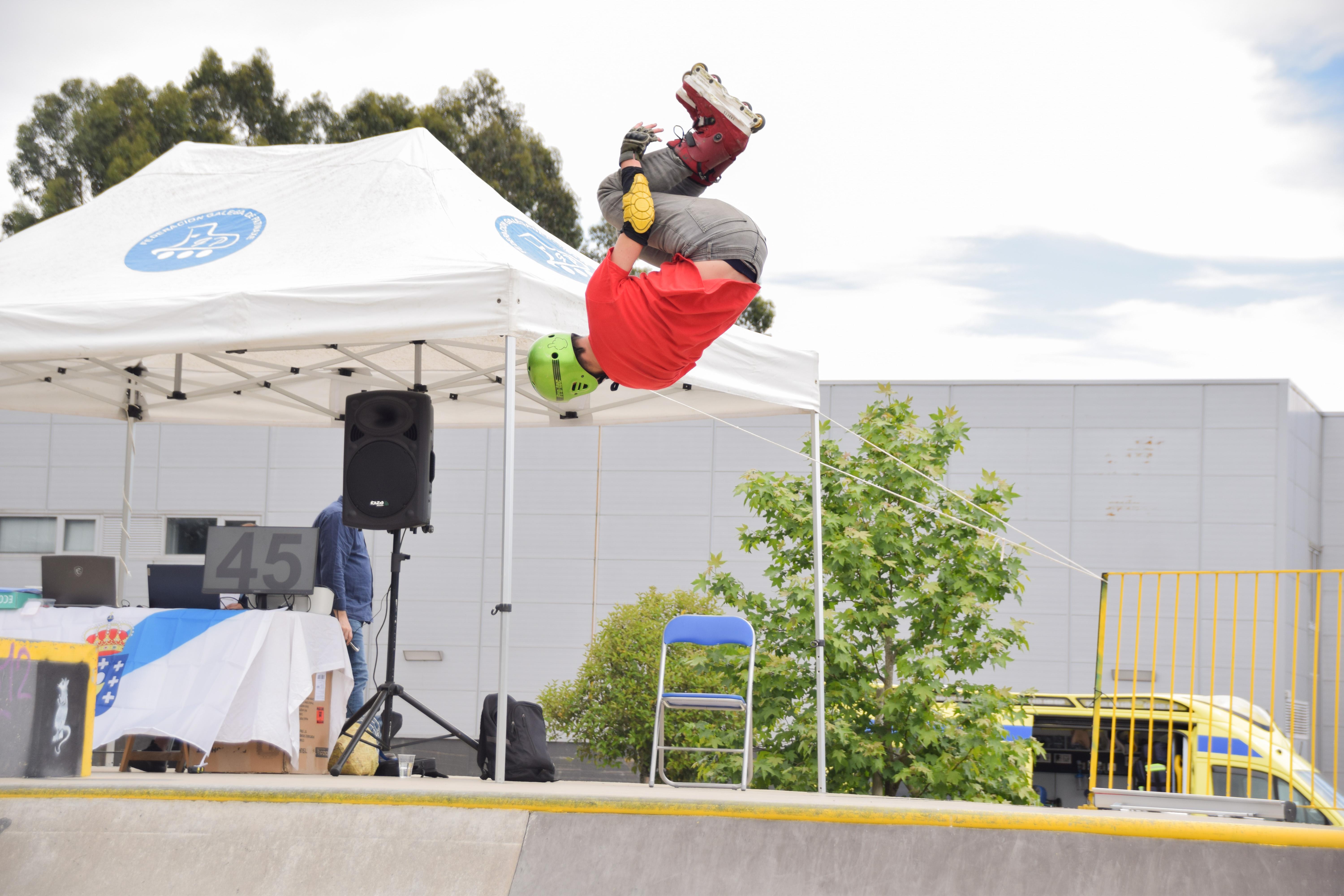 O Skatepark da Cañiza acolleu esta fin de semana a II edición do Campionato Galego de Roller Freestyle Street 2025