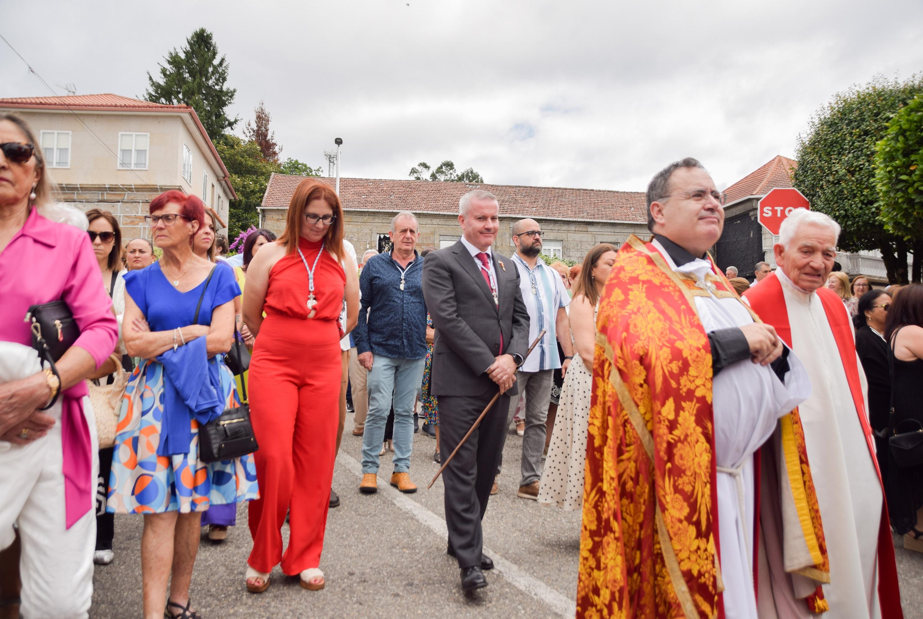 A Cañiza celebrou con devoción a festividade na honra do Santísimo Cristo da Agonía
