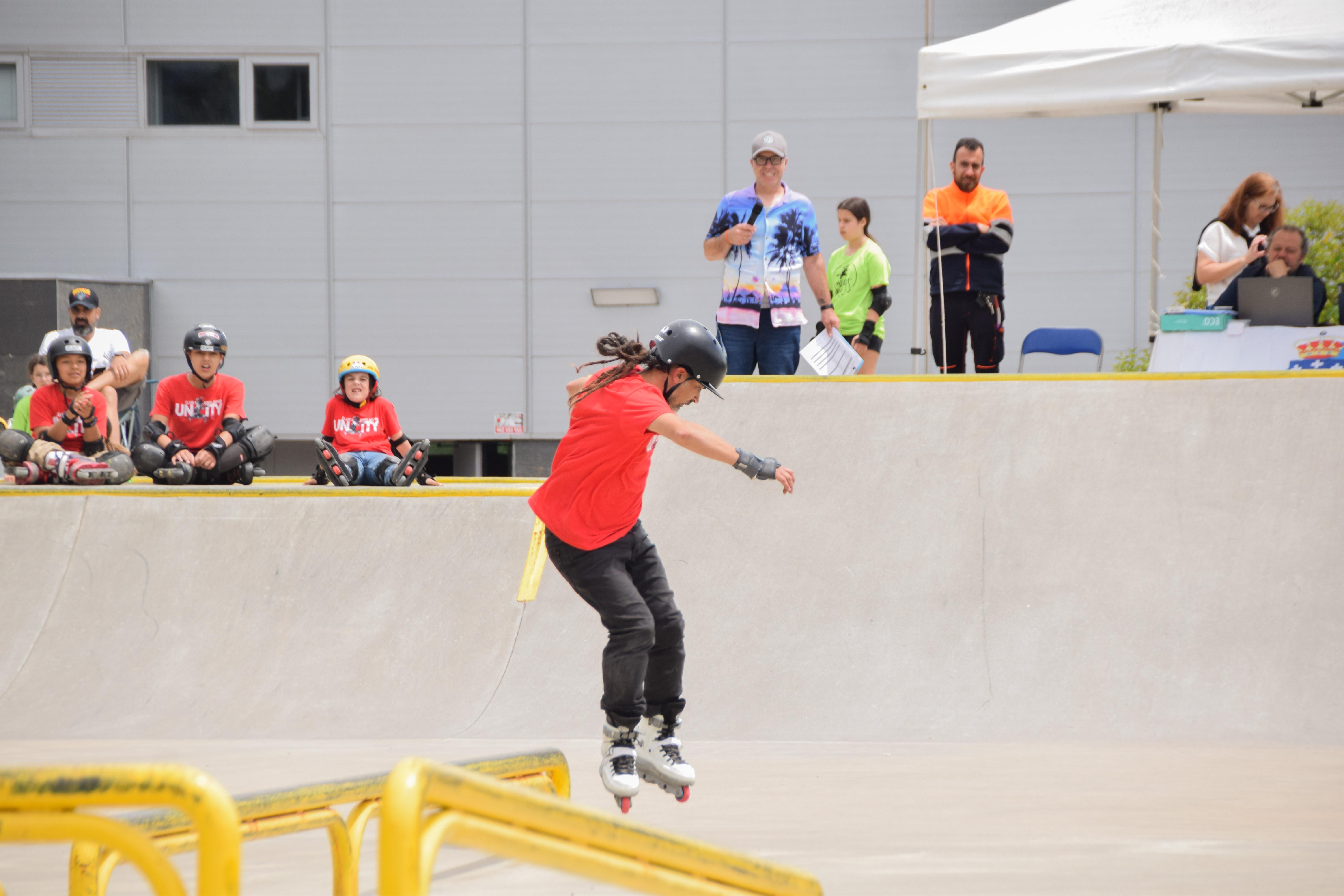 O Skatepark da Cañiza acolleu esta fin de semana a II edición do Campionato Galego de Roller Freestyle Street 2025