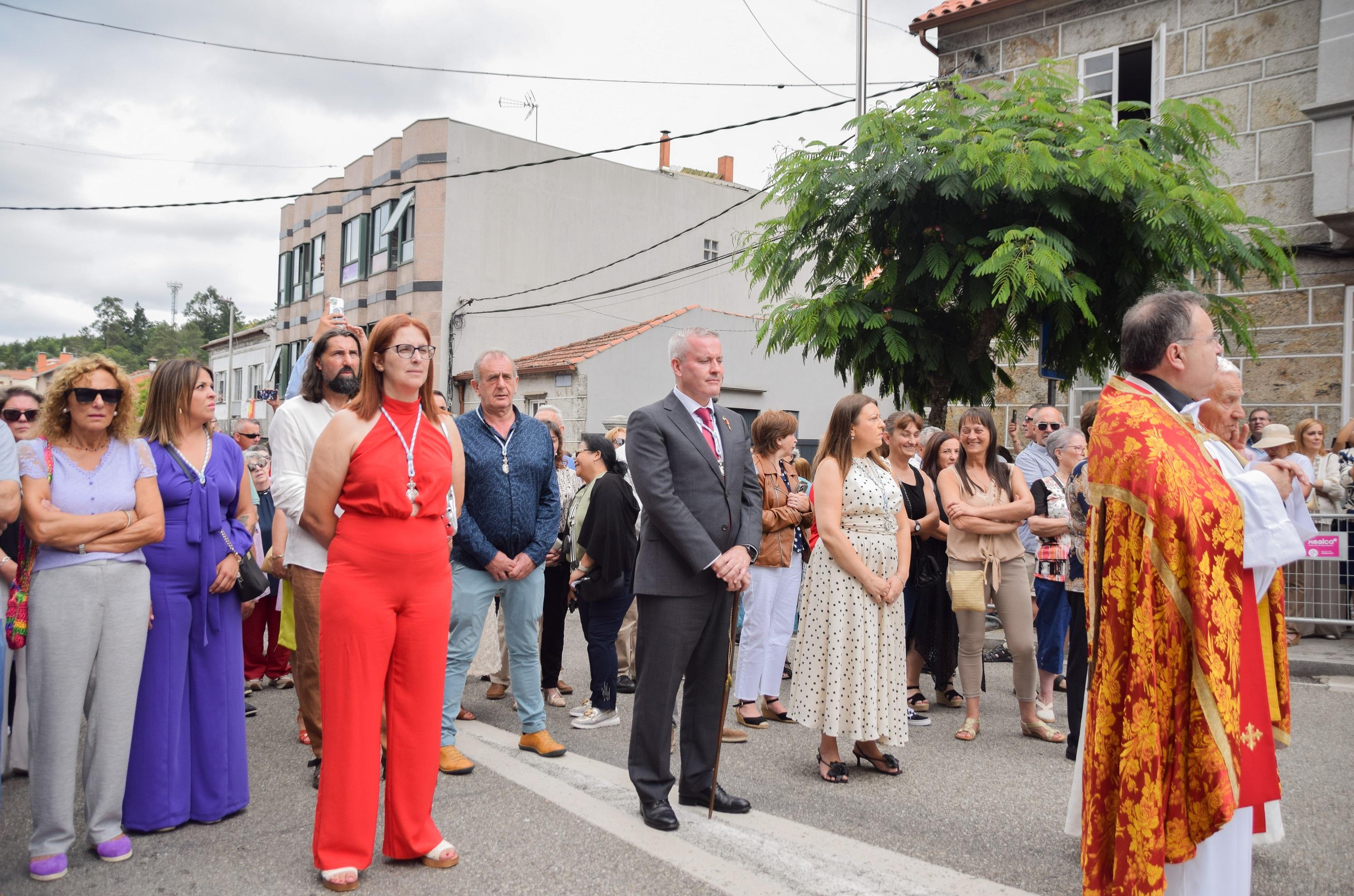 A Cañiza celebrou con devoción a festividade na honra do Santísimo Cristo da Agonía