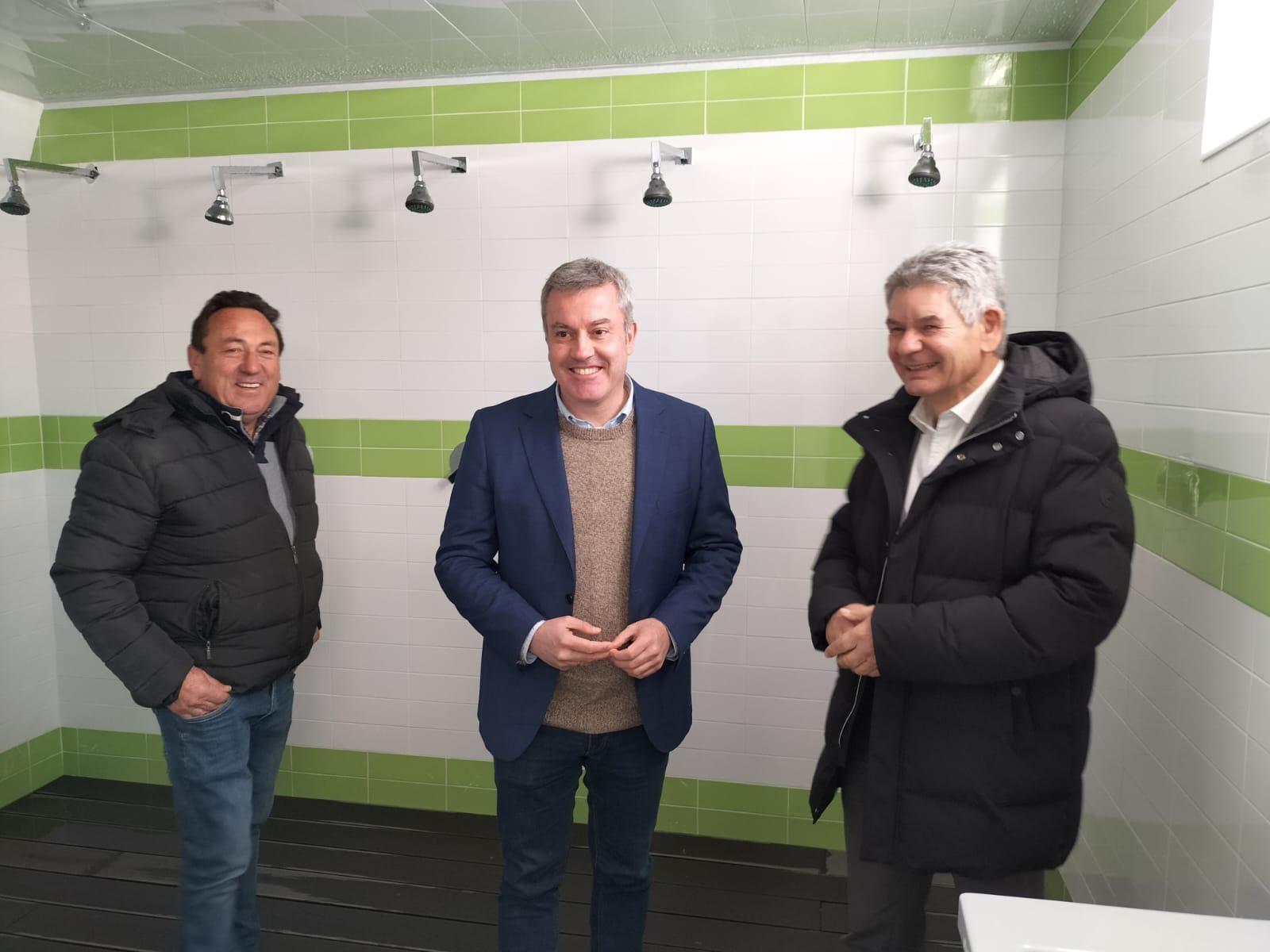 O Concello renova os vestiarios do pavillón deportivo «CARBALLO DO MARCO» grazas ao PLAN CONCELLOS DA DEPUTACIÓN
