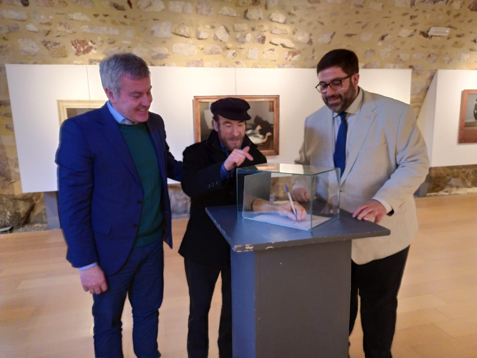 Acompañamos en Ávila ao noso grande artista e Fillo Predilecto Diego De Giráldez na clausura dunha nova exposición de escultura e pintura
