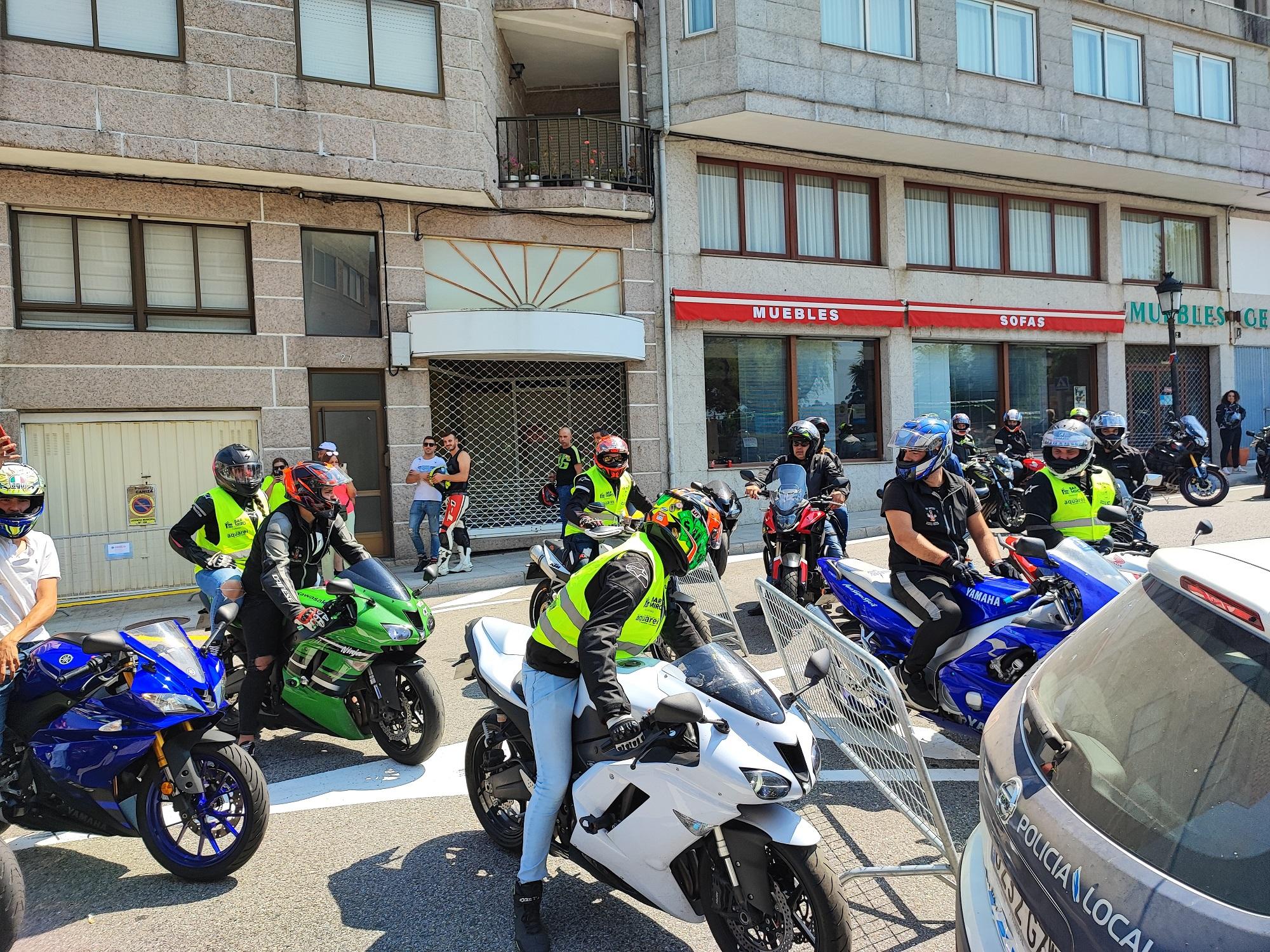 Este 31 de xullo A Cañiza acolleu a máis de 150 motos na sua "Xuntanza Moteira" organizada polo Clube Os Polemans
