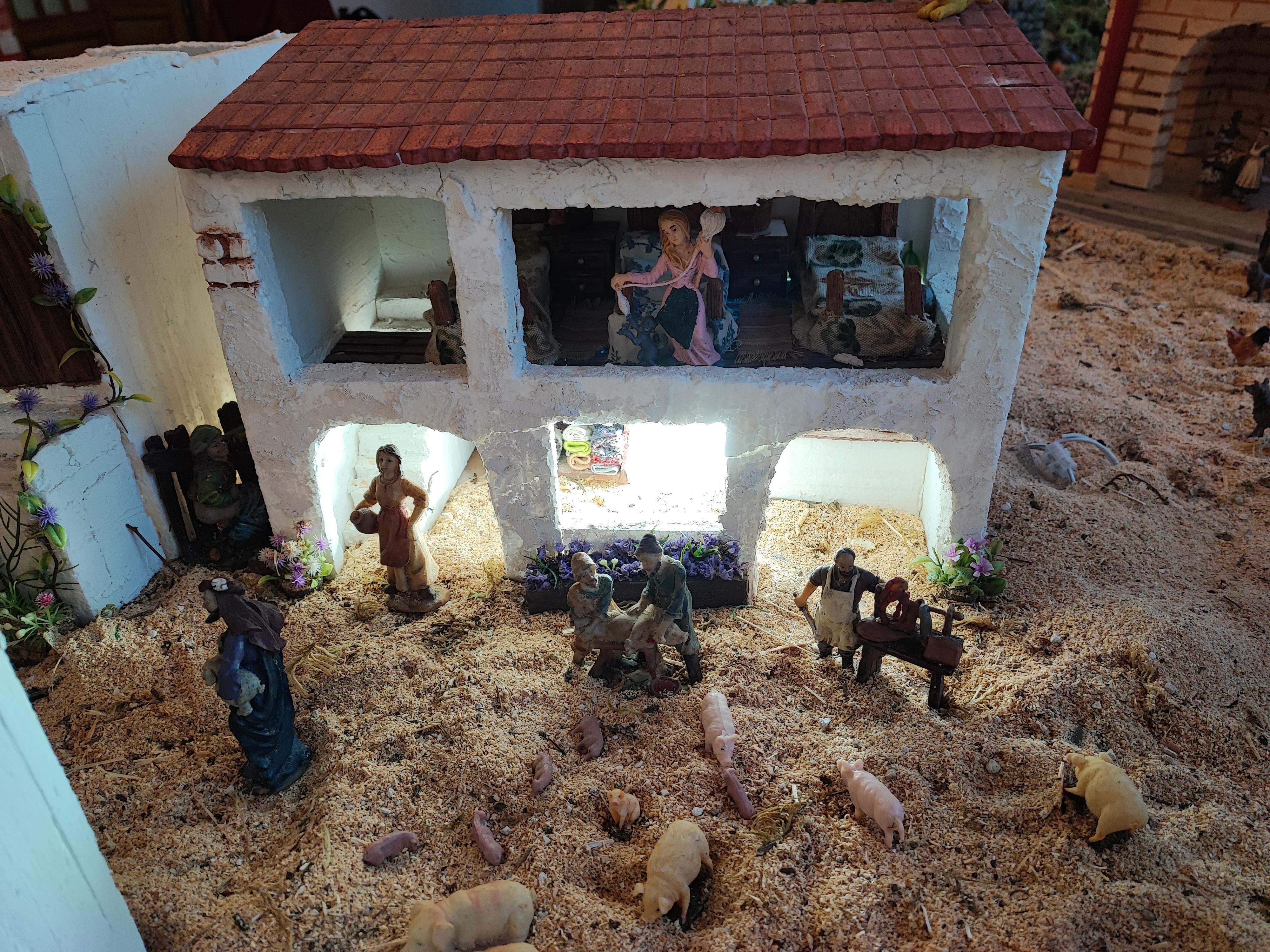 O tradicional Belén de Nadal xa se pode visitar na Casa Consistorial ata despois de Reis