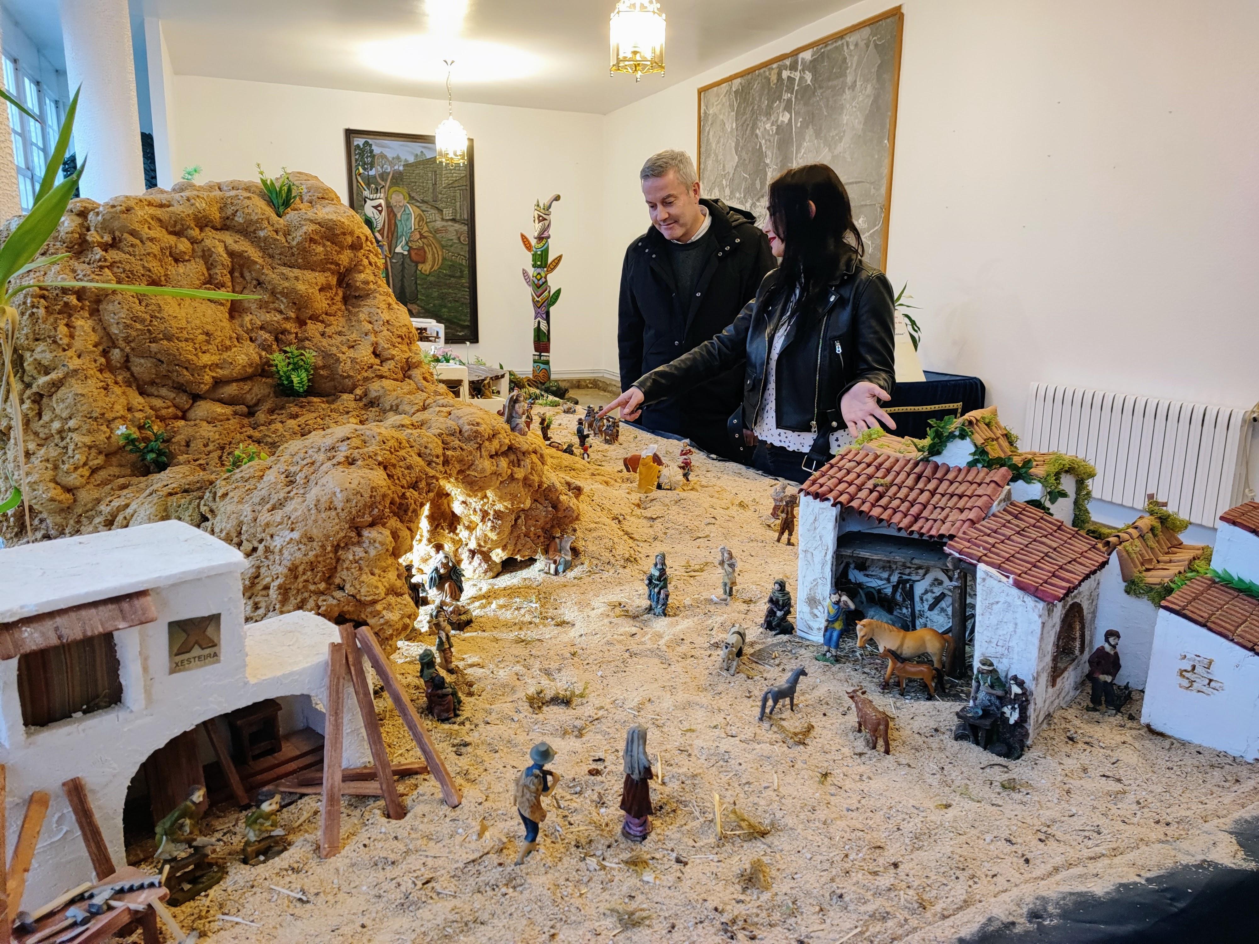 O tradicional Belén de Nadal xa se pode visitar na Casa Consistorial ata despois de Reis