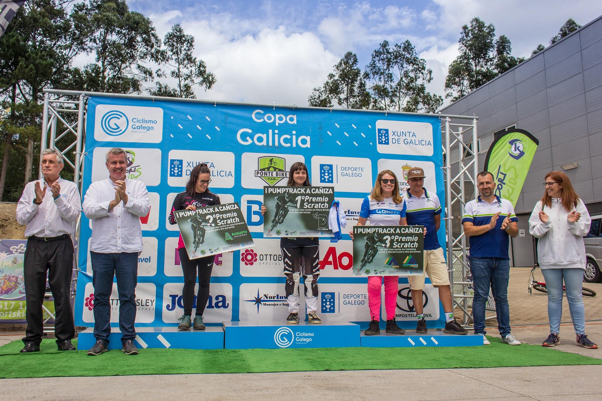 Éxito de organización e participación na 1ª competición da COPA GALICIA de PUMPTRACK  celebrada nas novas pistas deportivas da Cañiza