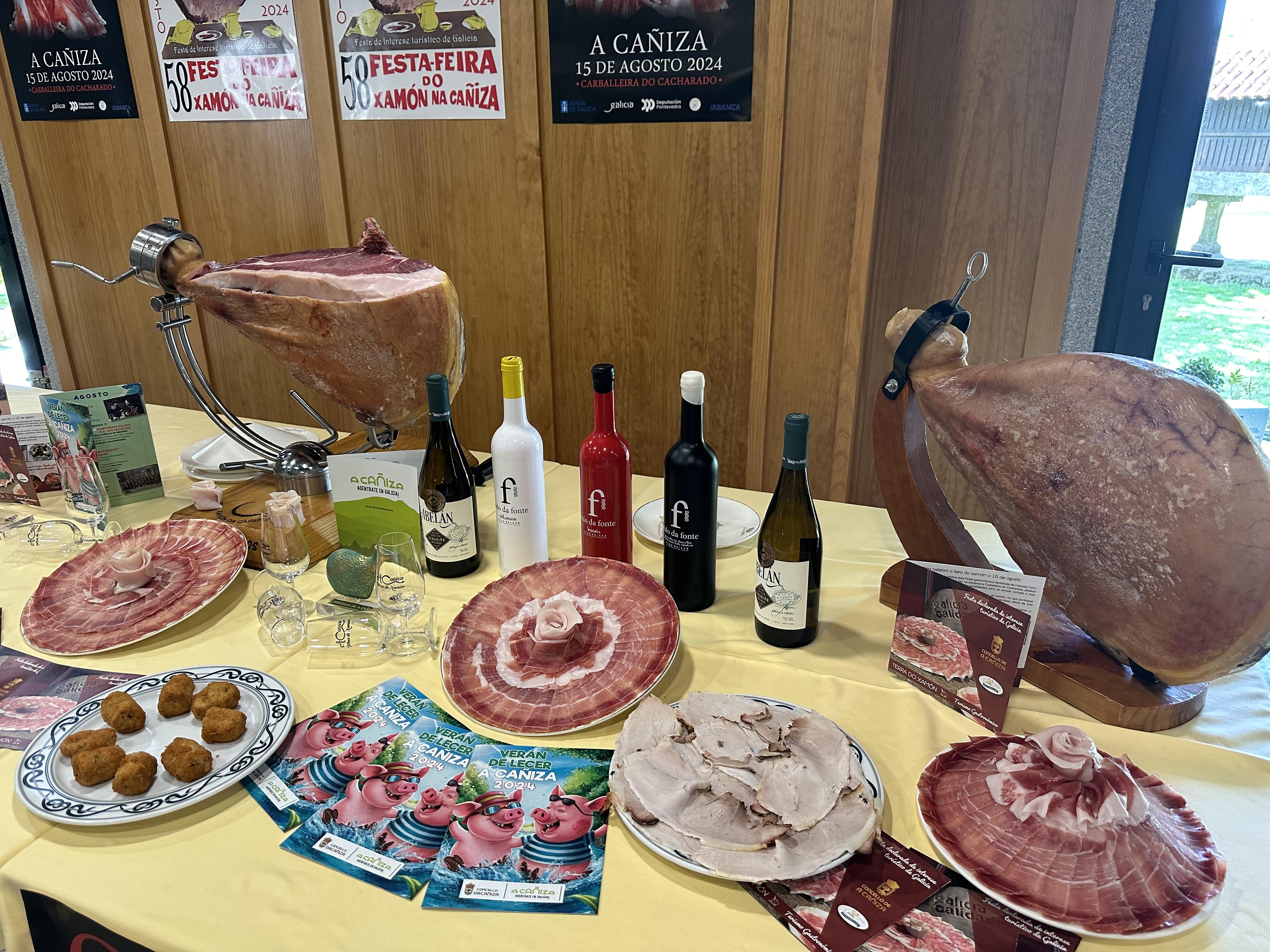 A Cañiza presenta a súa 58 «Festa - Feira do Xamón». 15 de agosto de 2024