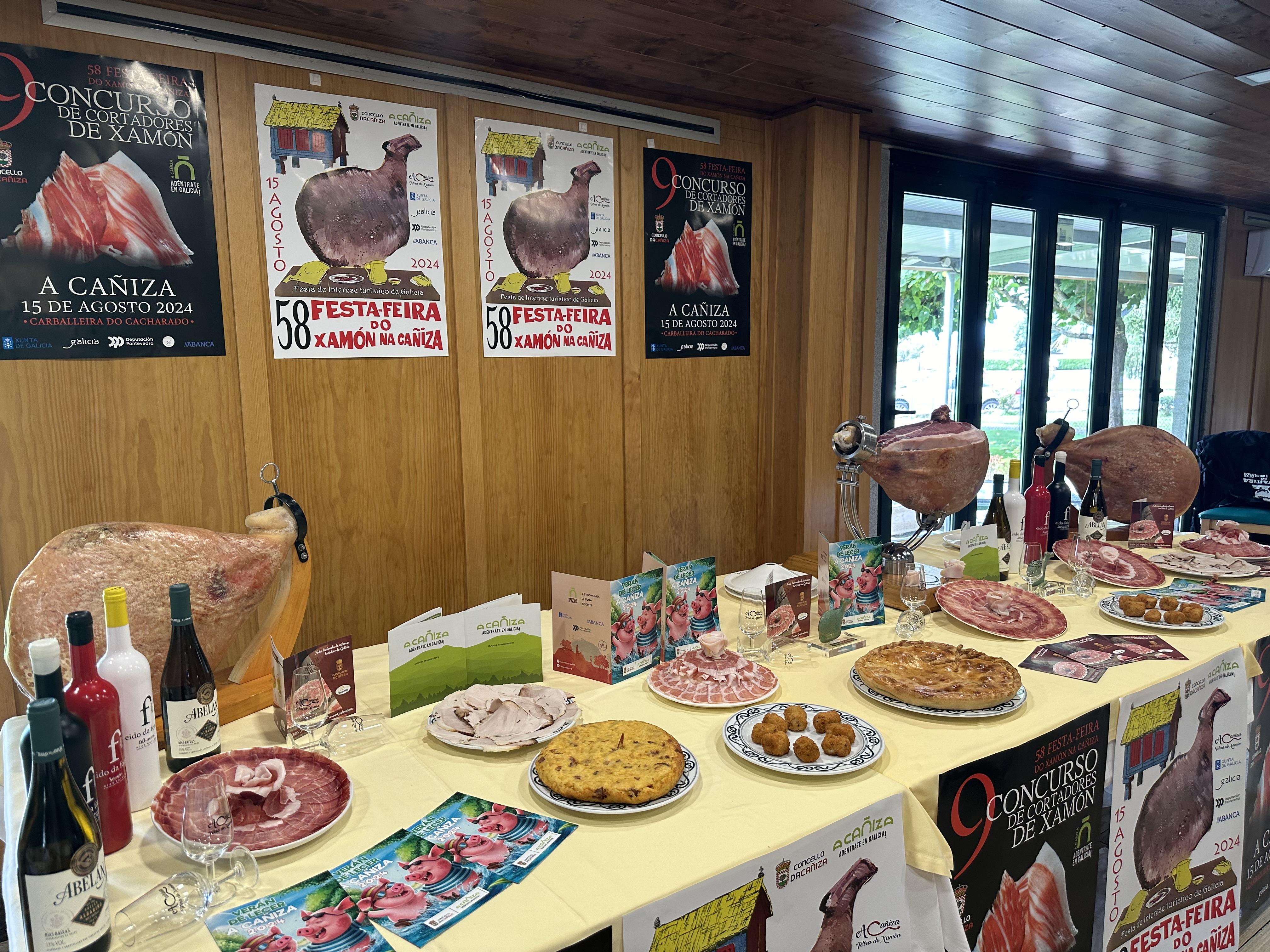 A Cañiza presenta a súa 58 «Festa - Feira do Xamón». 15 de agosto de 2024
