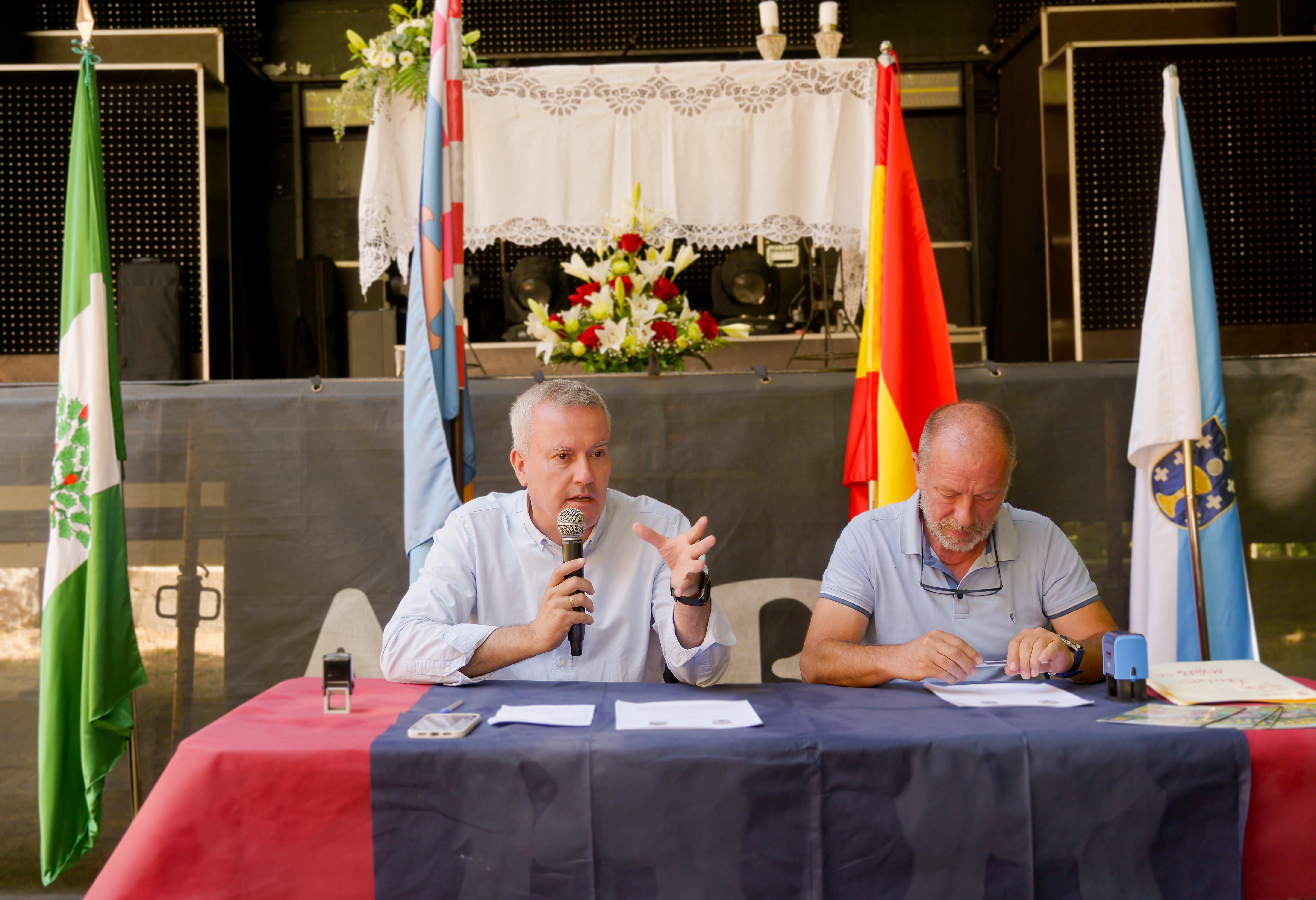 Os Concellos da Caniza e Melón renovan o convenio de colaboración para impulsar o sendeiro histórico «Entre Abadías»