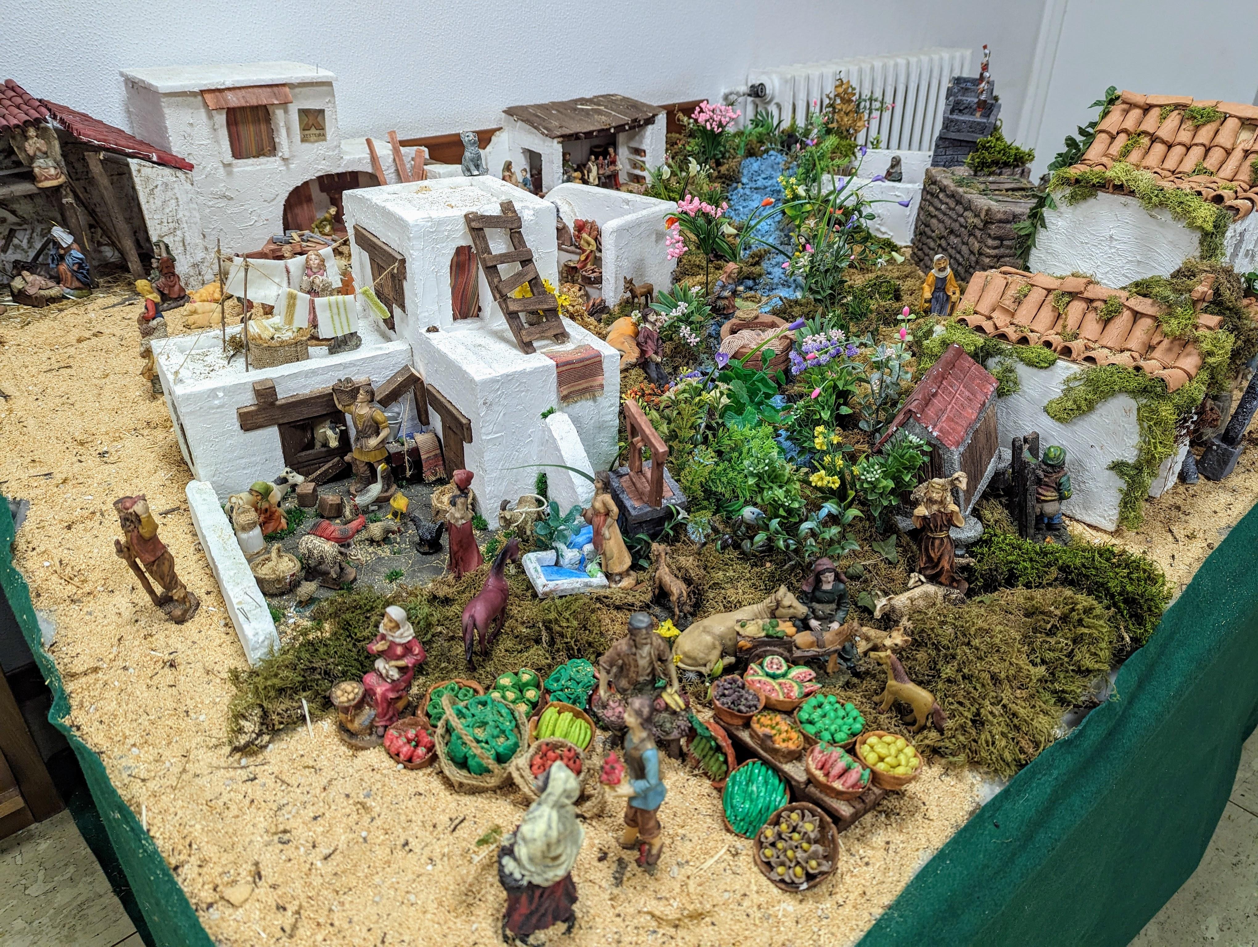 Presentamos o Belen de Nadal que este ano se pode visitar nas oficinas xerais do Concello