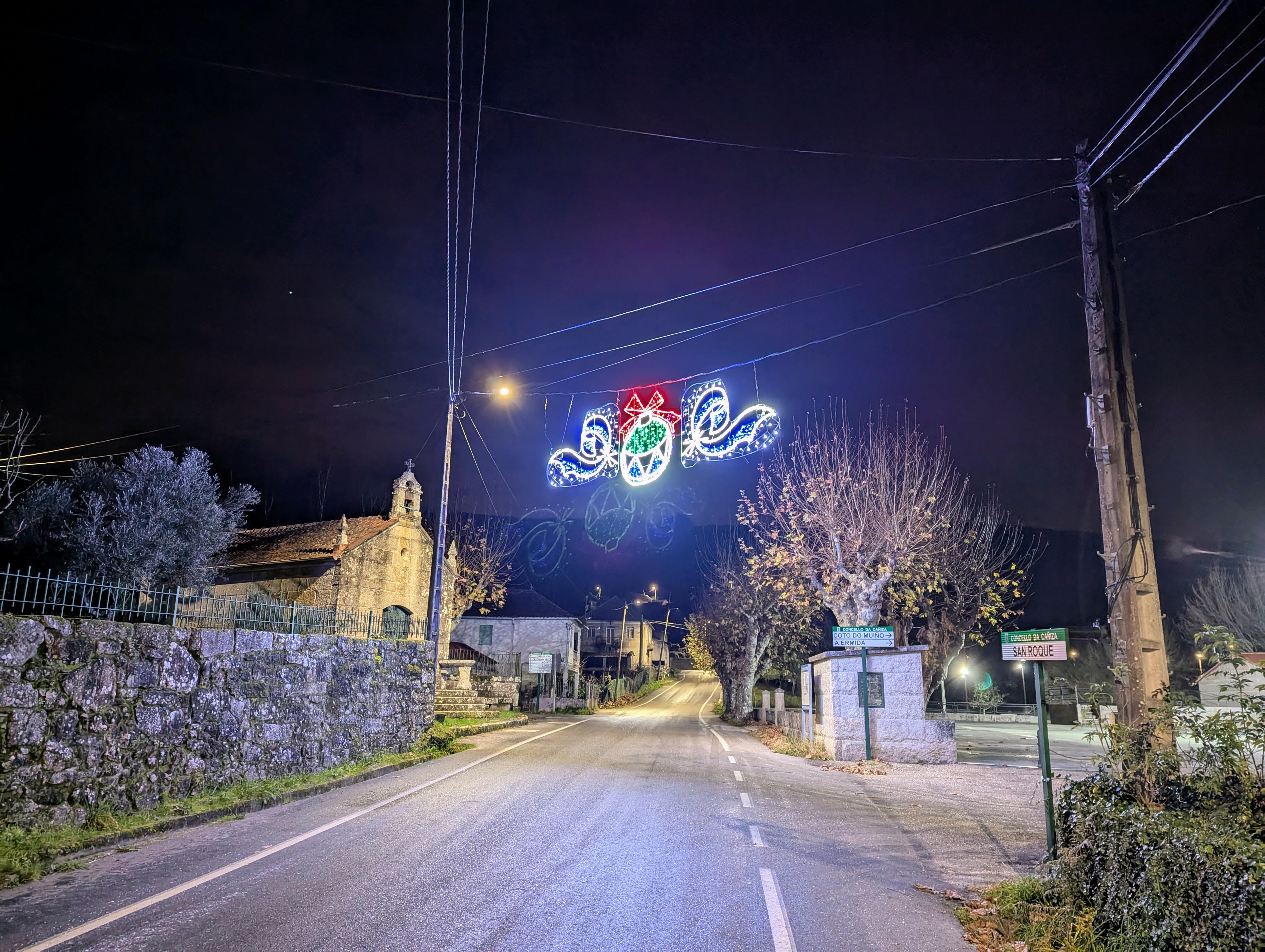 Presentamos a reportaxe das Luces da Cañiza neste Nadal 2024 & 2025