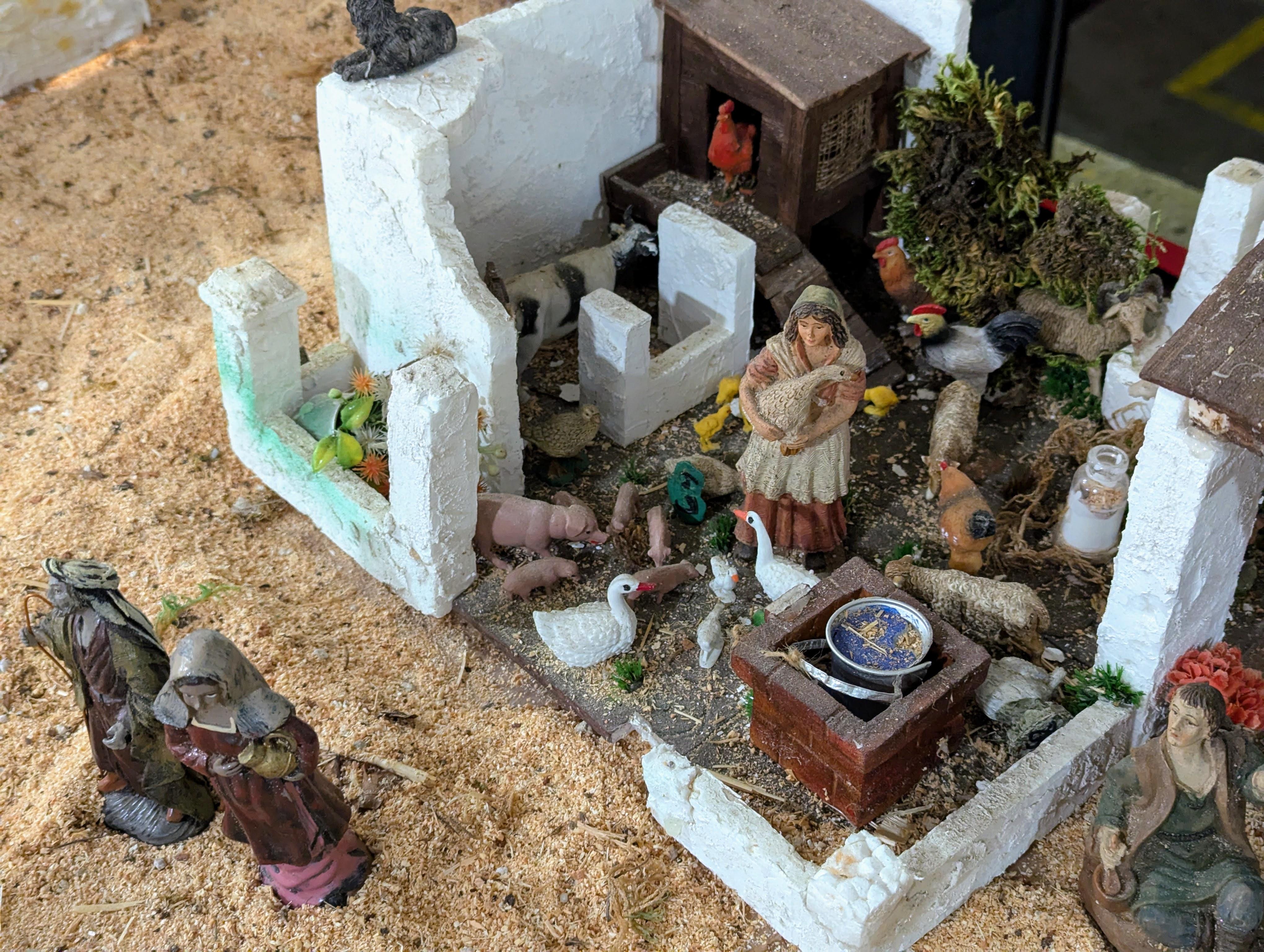 Visitamos o BELEN DE NADAL, instalado neste 2024 no Centro Social da Cañiza ( Praza de Oriente)