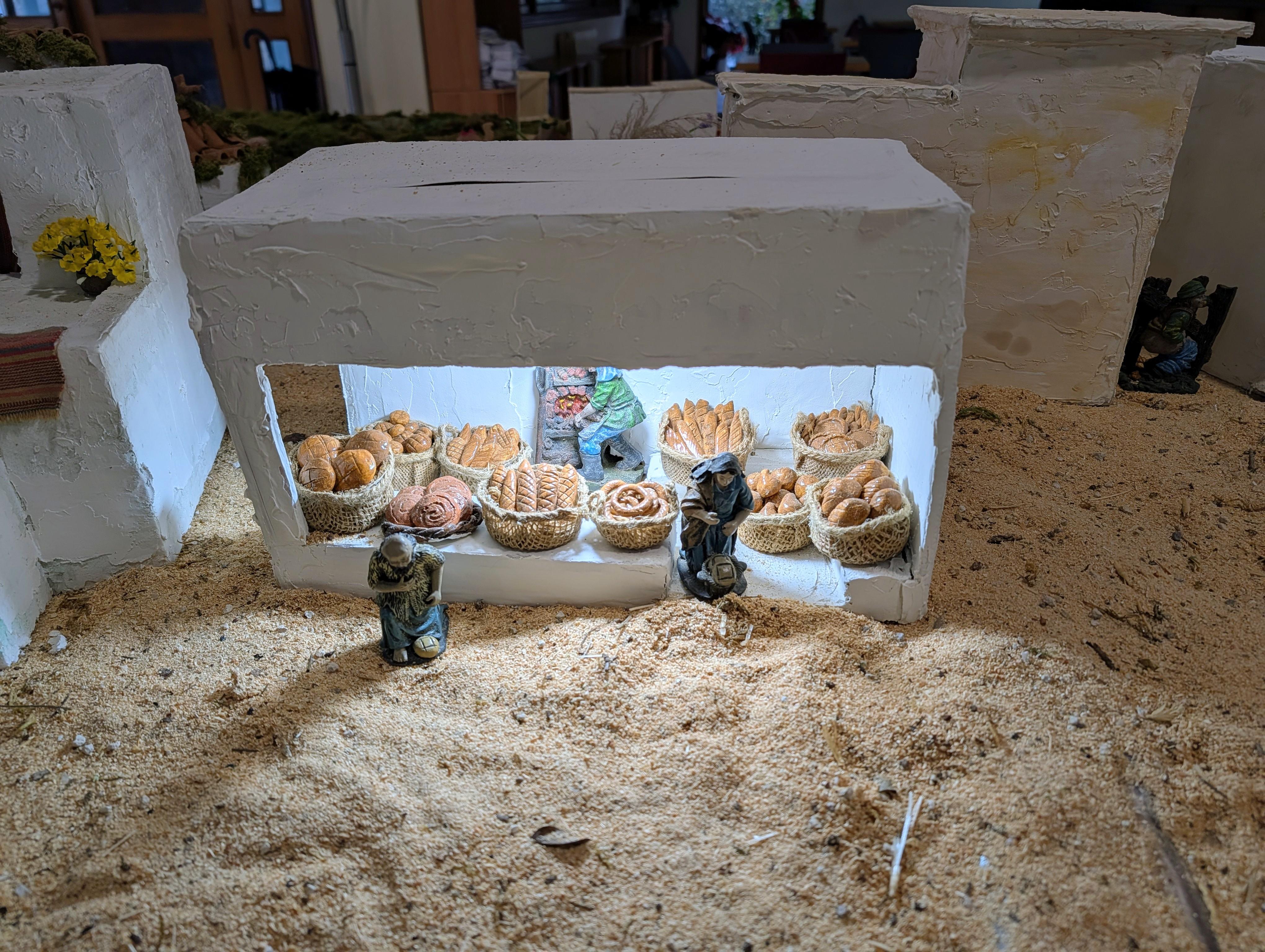 O Alcalde Luis Piña e Marta Mariño presentaron esta fin de semana o Belén de Nadal da Cañiza