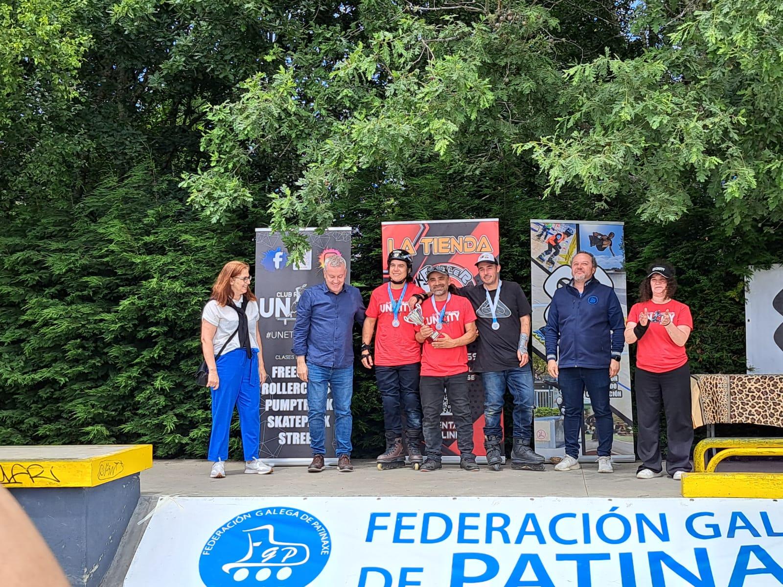 O Skatepark da Cañiza acolleu esta fin de semana a II edición do Campionato Galego de Roller Freestyle Street 2025