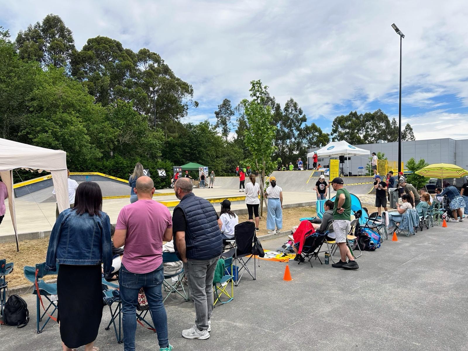 O Skatepark da Cañiza acolleu esta fin de semana a II edición do Campionato Galego de Roller Freestyle Street 2025