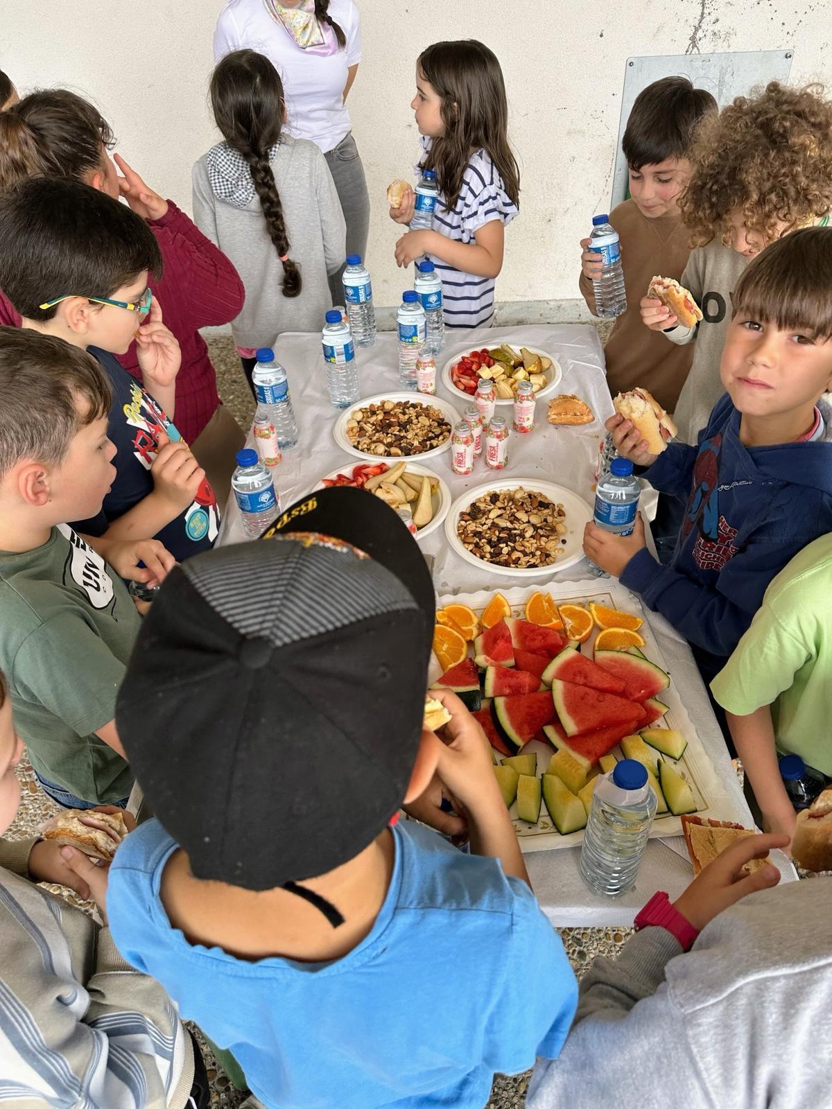 O Alcalde Luis Piña inaugura as III xornadas de “almorzos saudables” nos centros escolares da Cañiza