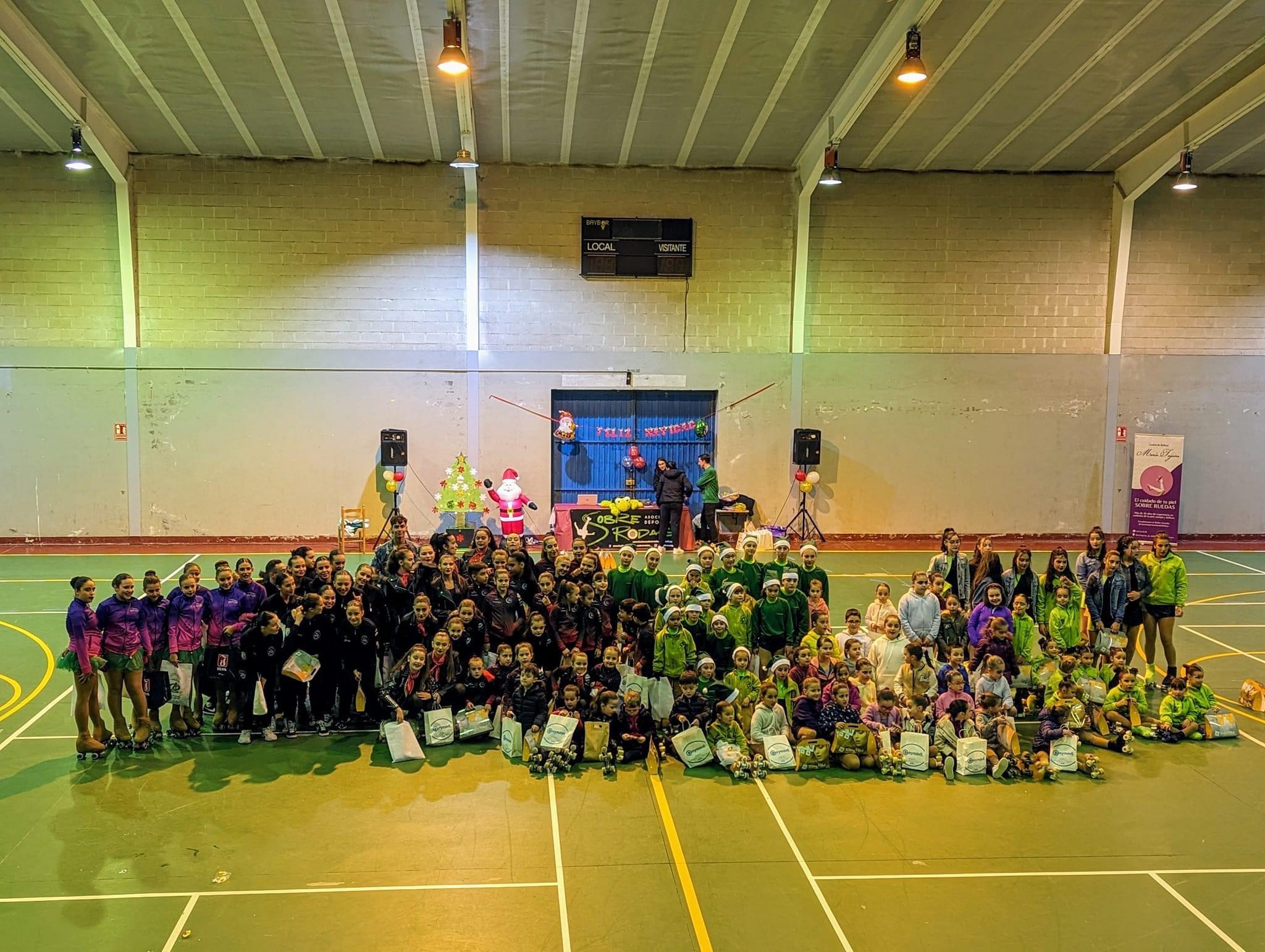 Festival de Nadal da Escola de Patinaxe da Cañiza