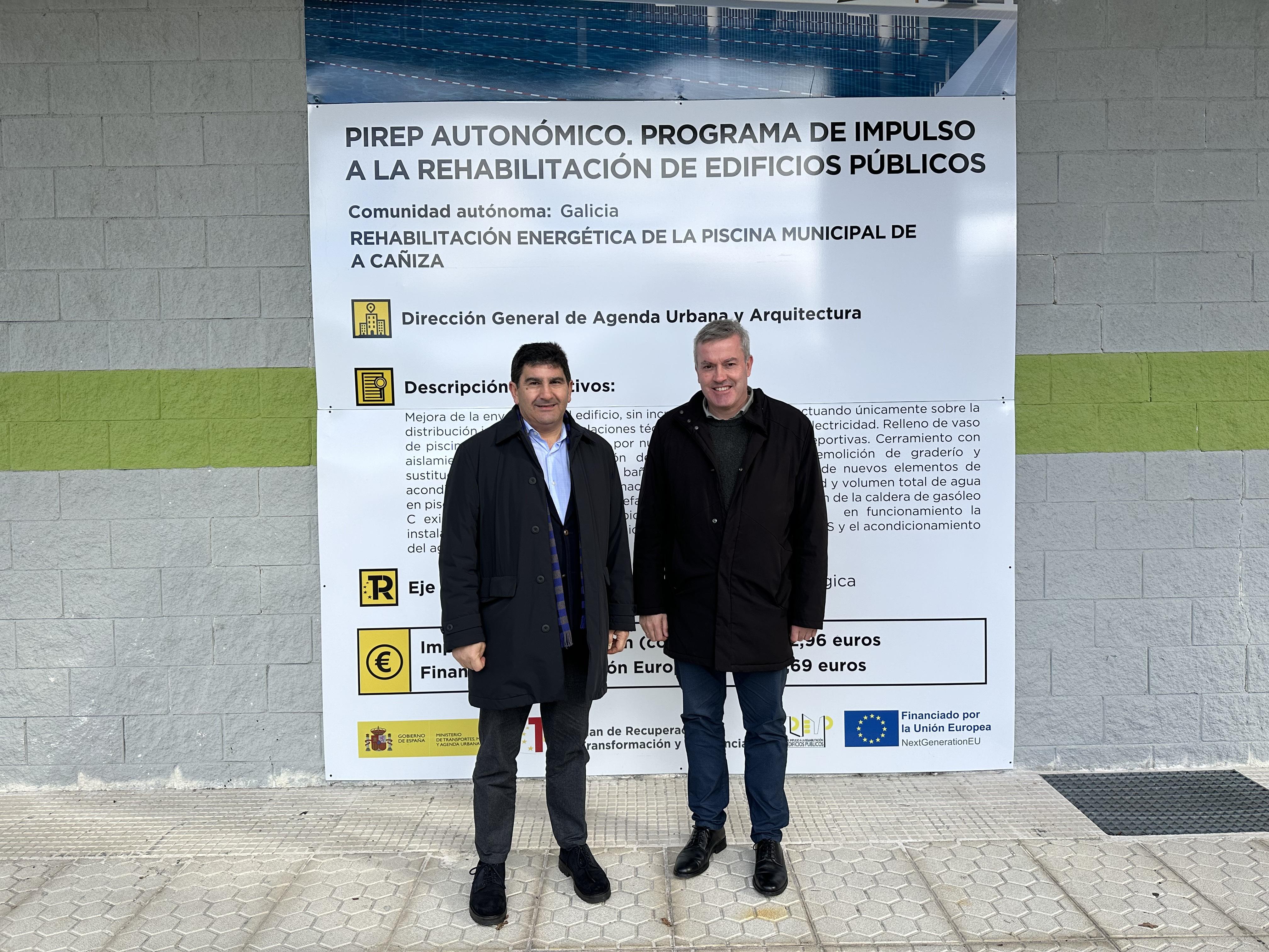 O Delegado do Goberno en Galicia visitou hoxe A Cañiza para supervisar as actuacións de impulso estatal 