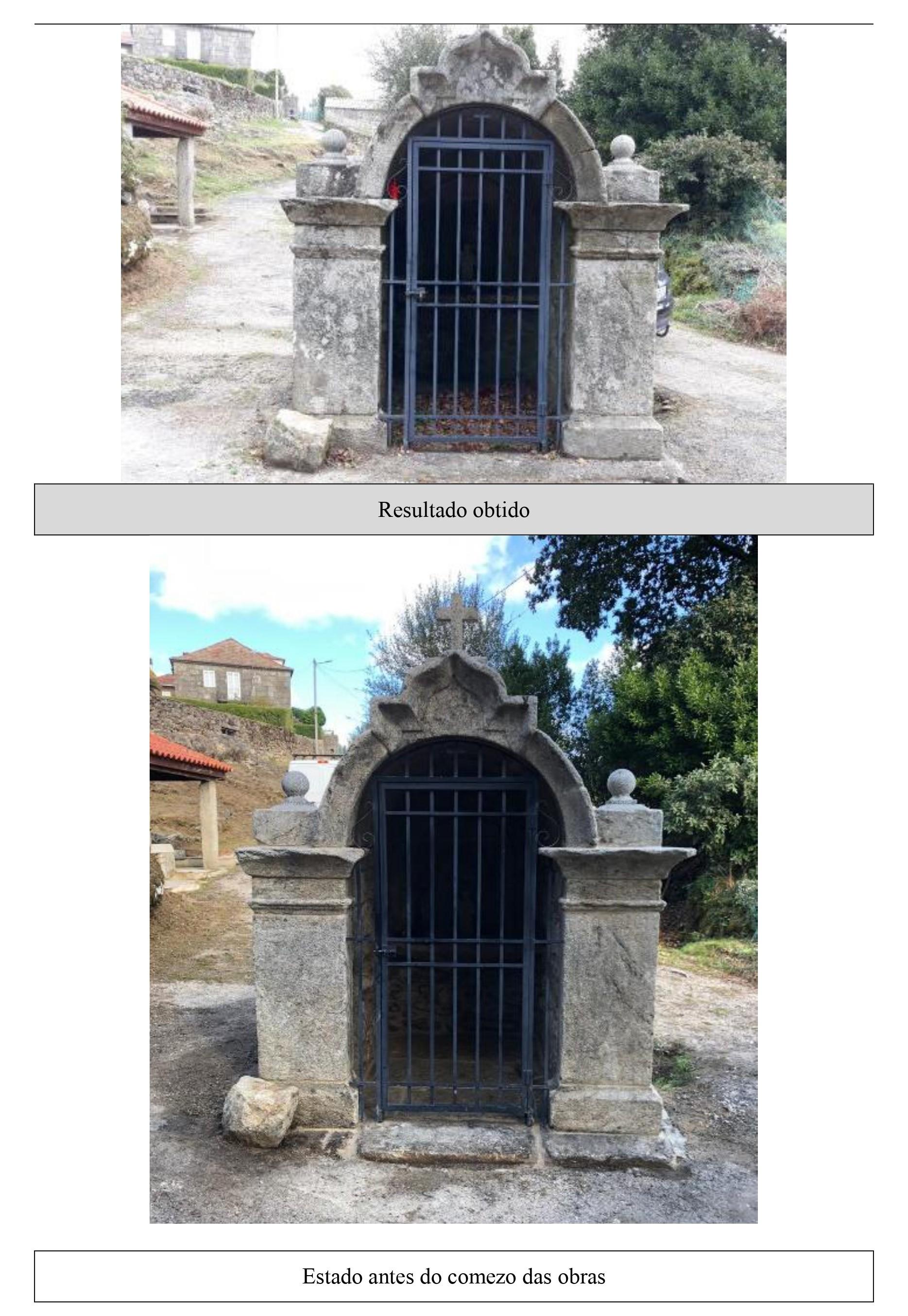 O Alcalde visita o Peto de Ánimas de Vilariño, acompañado do Párroco Don Teodomiro e de veciños da parroquia de Parada