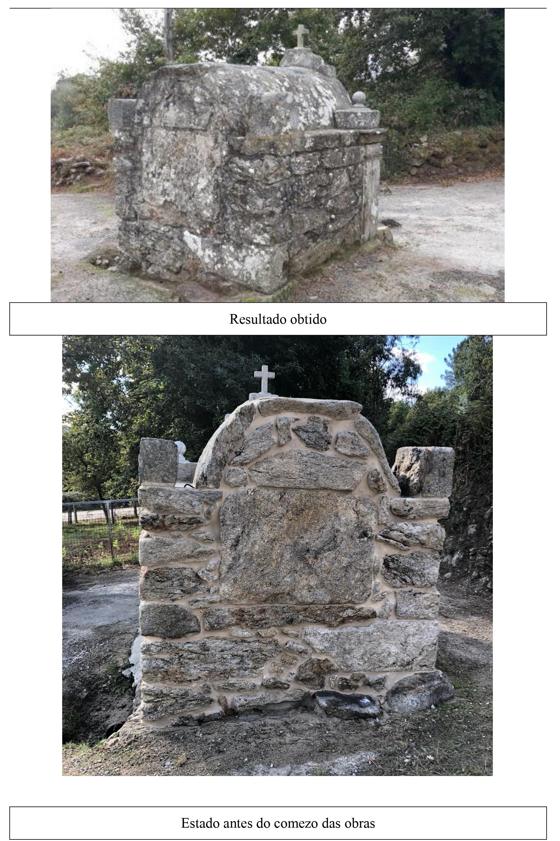 O Alcalde visita o Peto de Ánimas de Vilariño, acompañado do Párroco Don Teodomiro e de veciños da parroquia de Parada