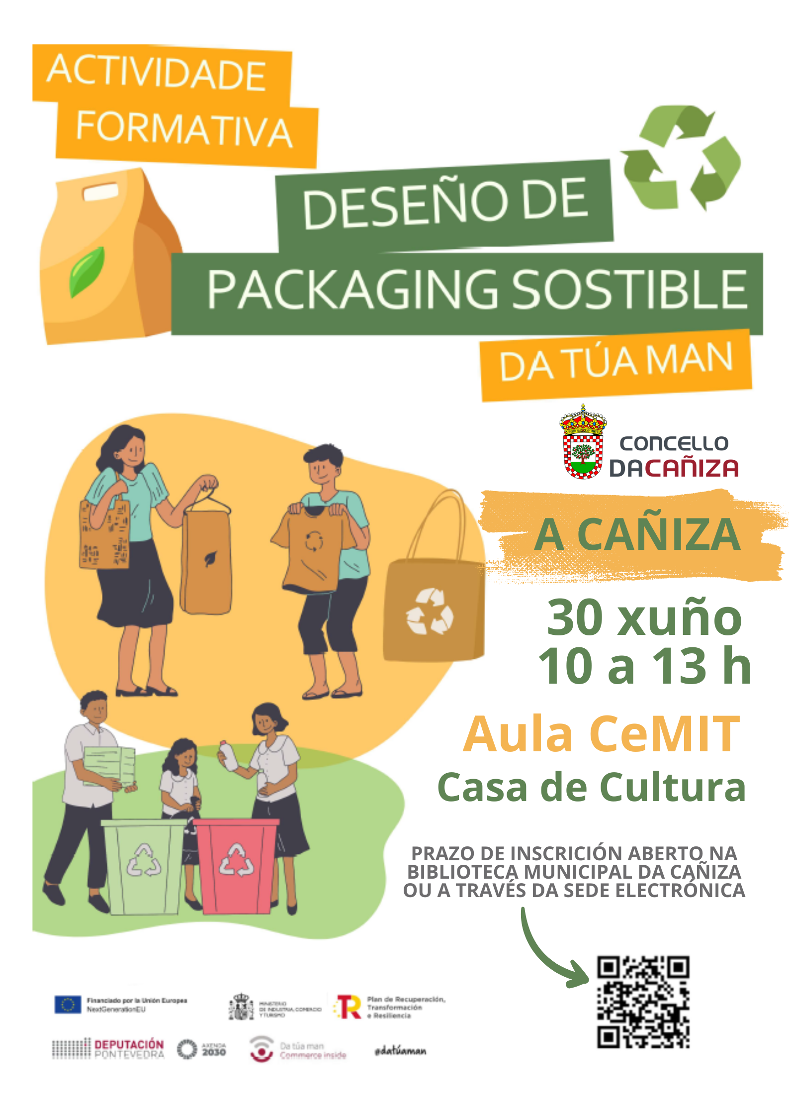 Curso de deseño de packaging sostible