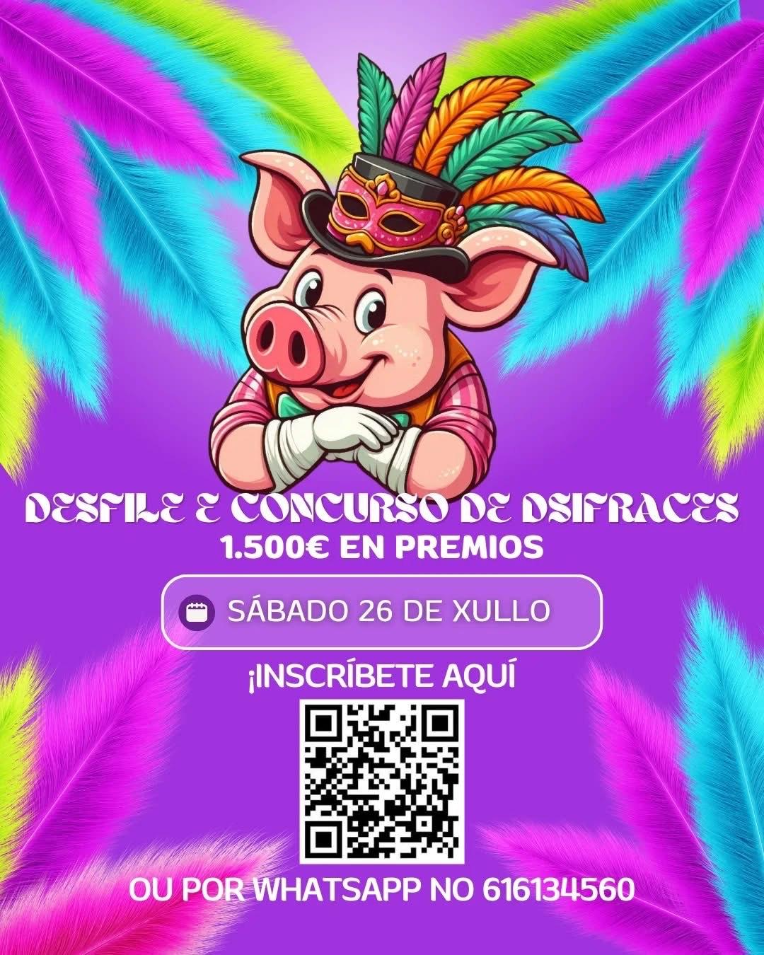 IV Edición do «Entroido de Verán», organizado polo Club Balonmán Cañiza. 26 de xullo de 2025