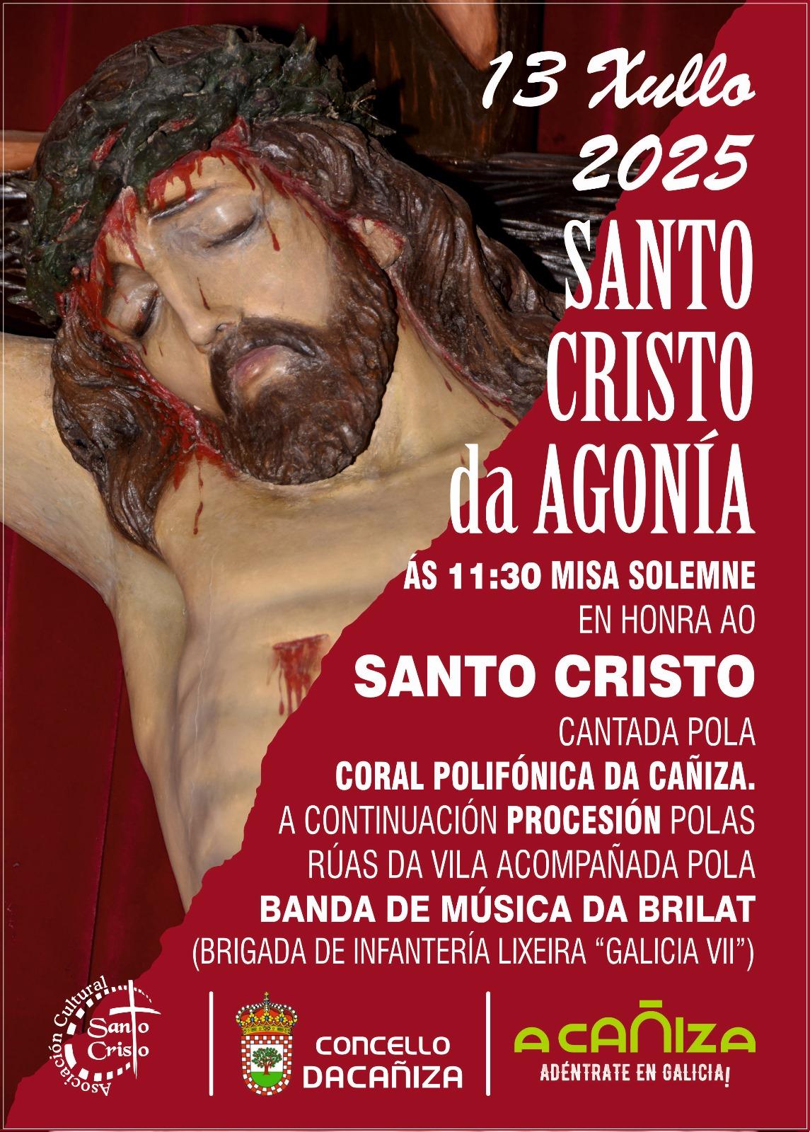 A Cañiza presenta os actos litúrxicos da festividade do Santísimo Cristo da Agonía na Igrexa Parroquial de Santa Teresa