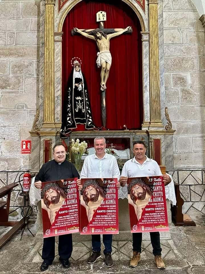 A Cañiza presenta os actos litúrxicos da festividade do Santísimo Cristo da Agonía na Igrexa Parroquial de Santa Teresa