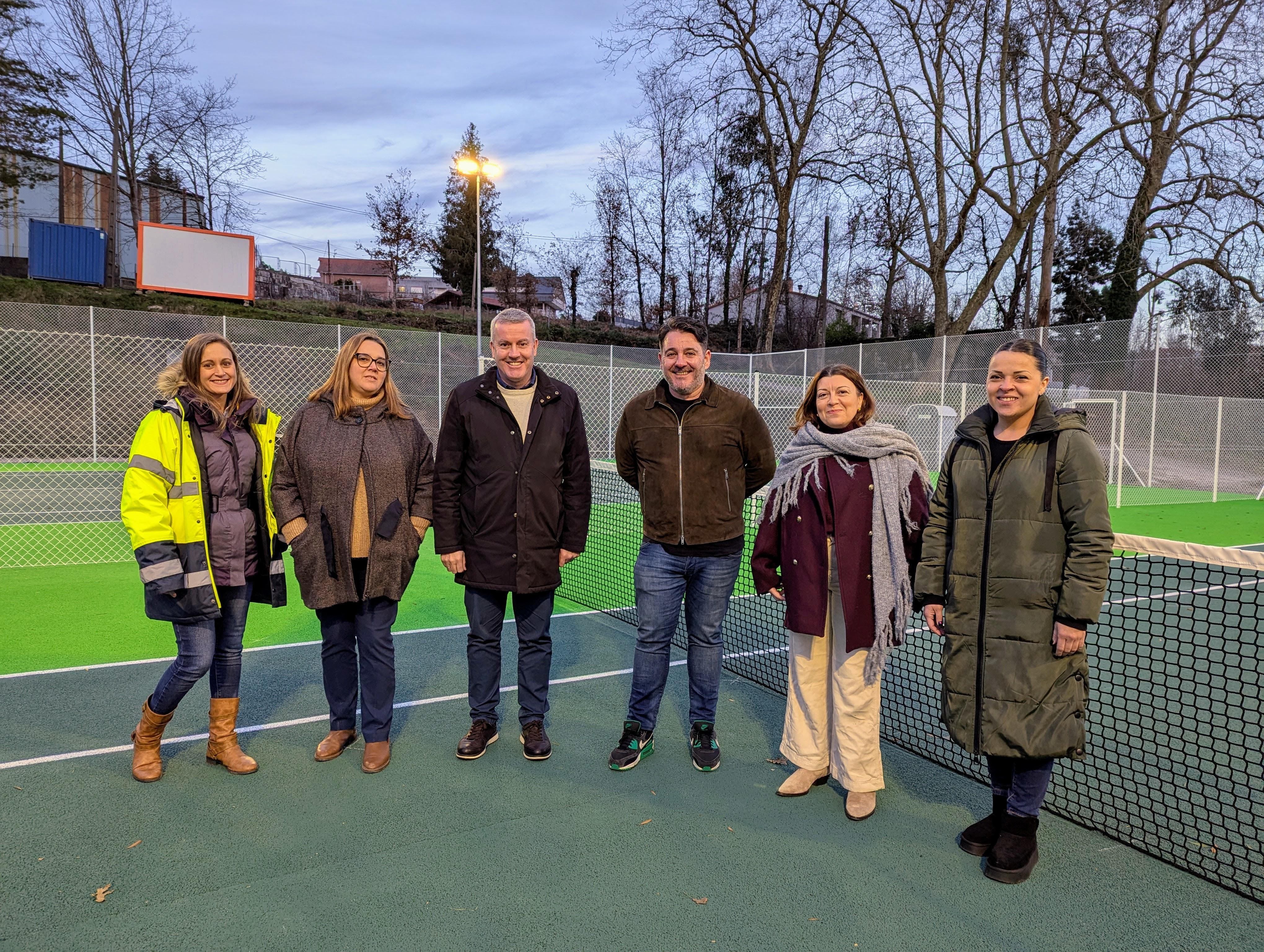 Apertura das pistas de tenis municipais "Carballo do Marco"