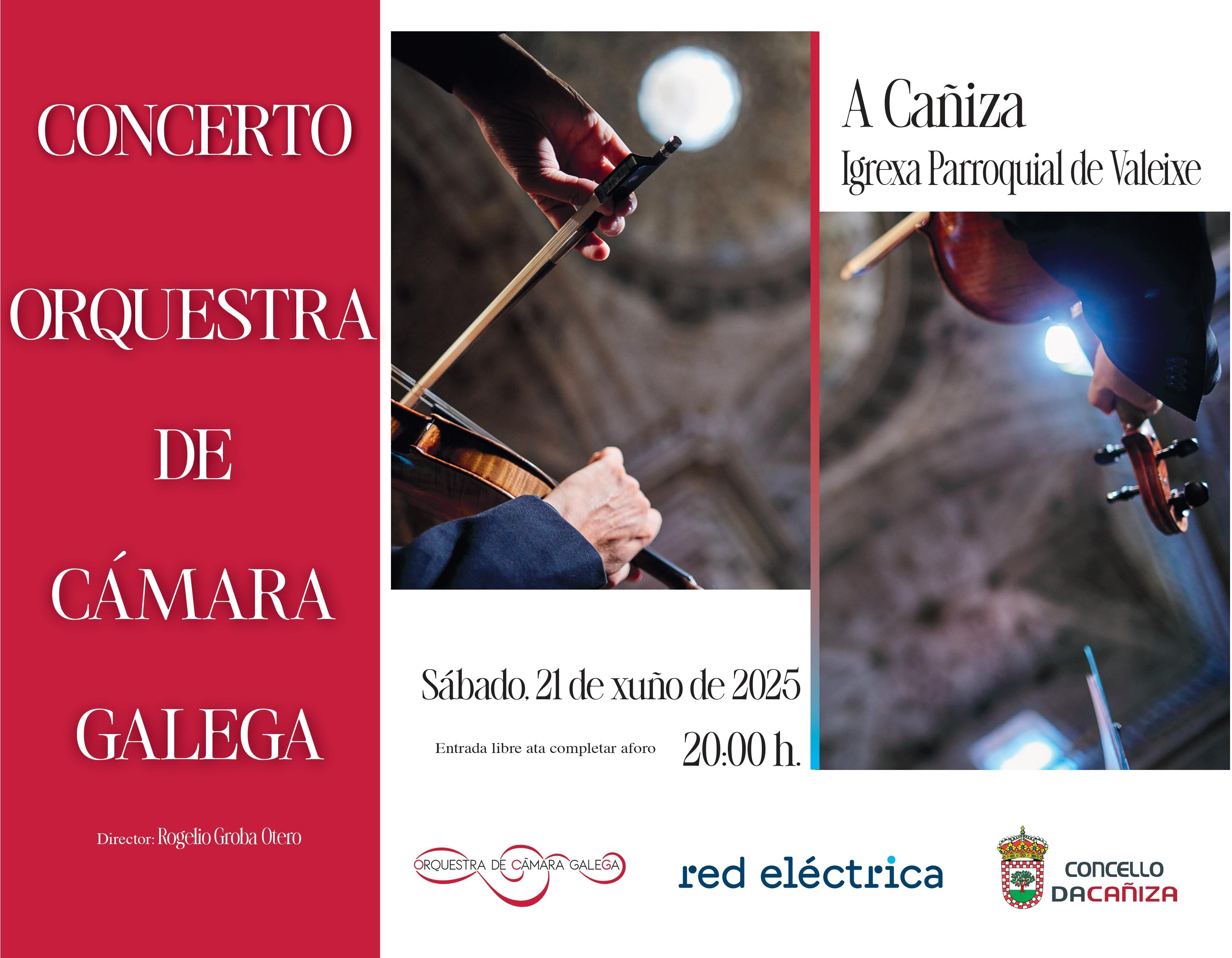 A Cañiza inaugura o ciclo musical do 40º aniversario de Rede Eléctrica Española cun concerto de alto nivel en Santa Cristina de Valeixe