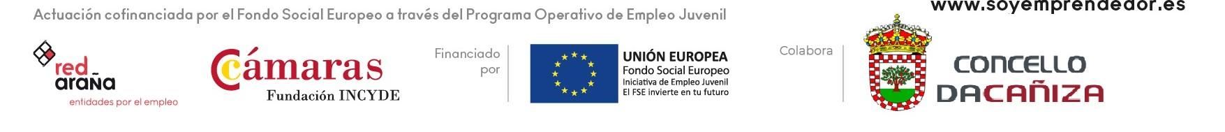 logo soy emprendedor Galicia y Fondo Social Europeo
