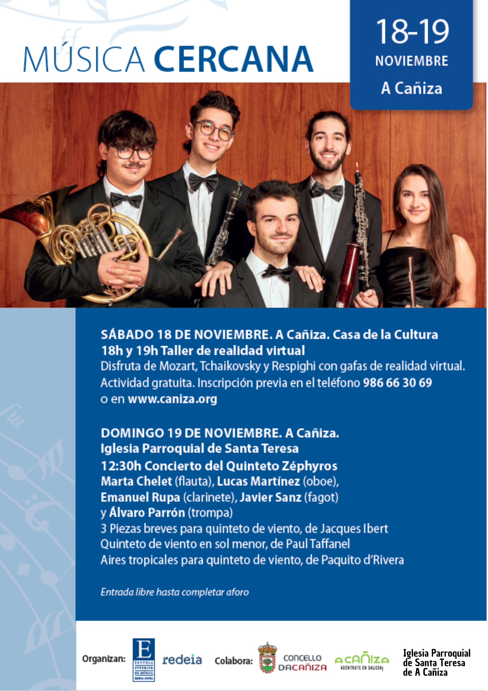 Redeia e oa Escola Reina Sofia traen a Musica en Vivo a A Cañiza