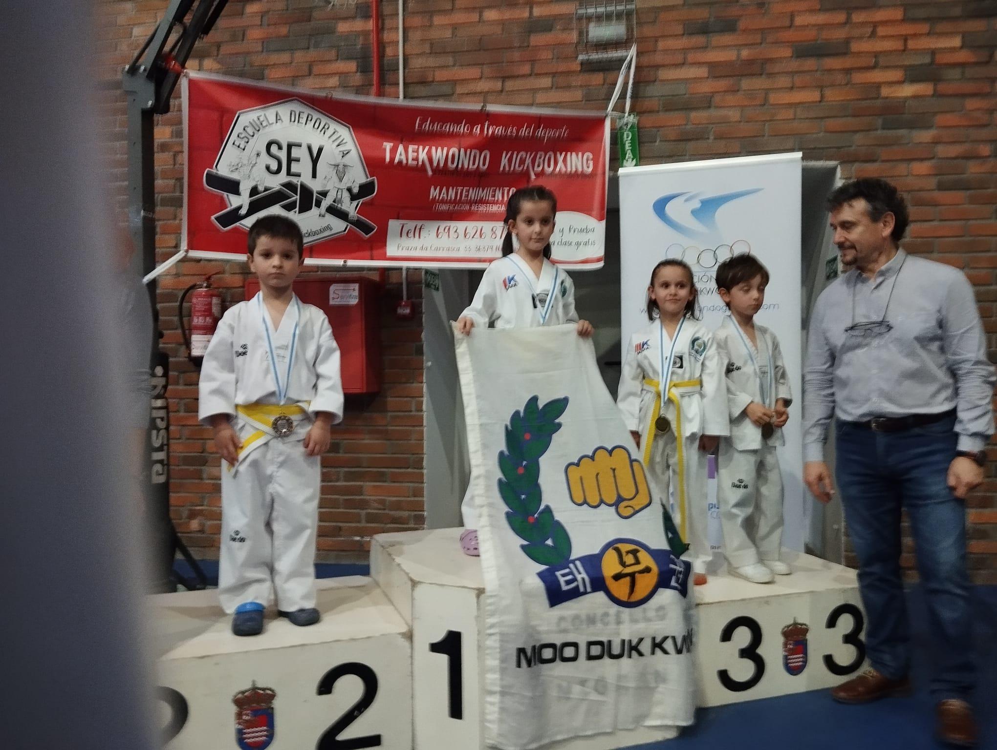 Os alumnos de Taekwondo da Cañiza volven a conseguir novos triunfos na Copa Xunta de Técnica 2024 celebrada en Nigrán