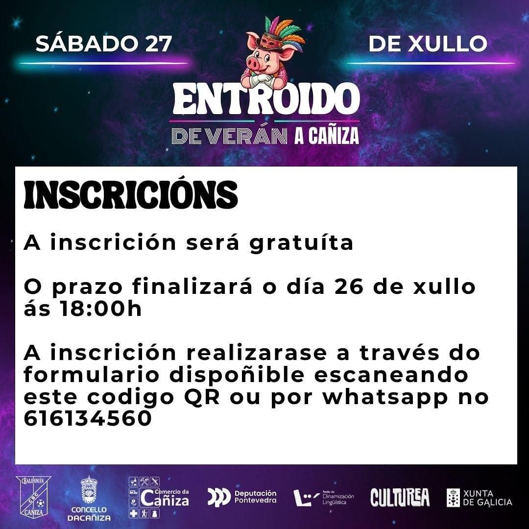 Bases do III Concurso de disfrades do Entroido de Verán da Cañiza. 27 de xullo de 2024
