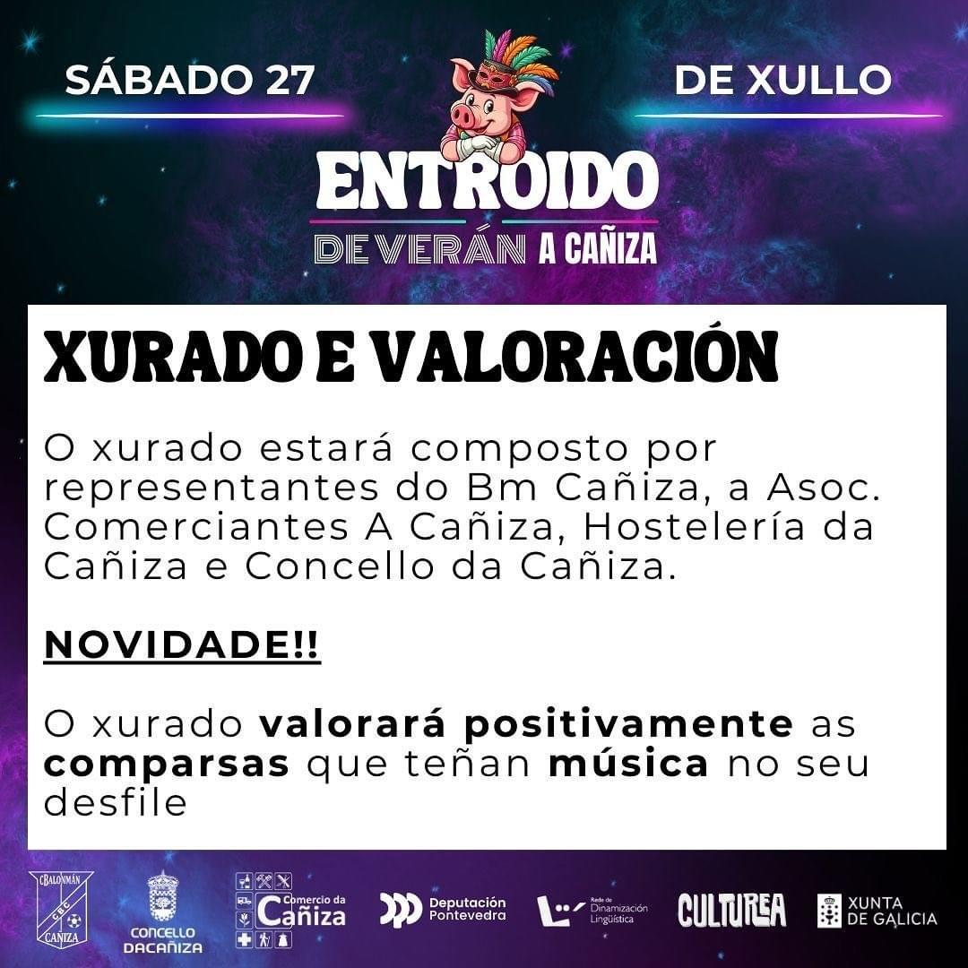 Bases do III Concurso de disfrades do Entroido de Verán da Cañiza. 27 de xullo de 2024