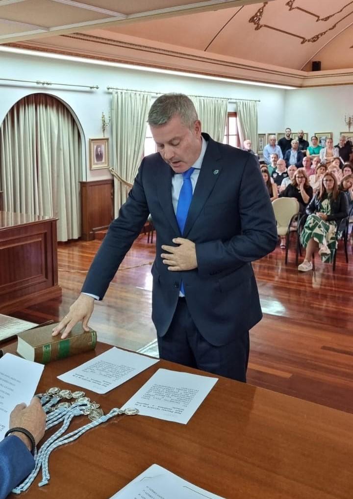 Toma de posesión do Alcalde da Cañiza no Pleno Constitutivo do 17 de xuño de 2023