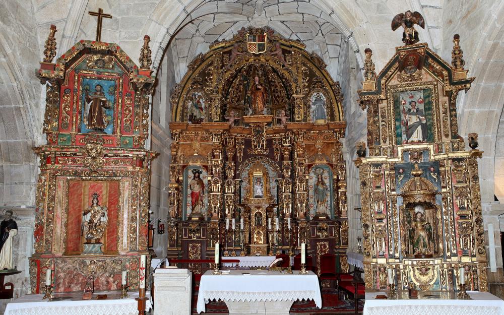 Retablo Maior da Igrexa de Santa Cristina de Valeixe