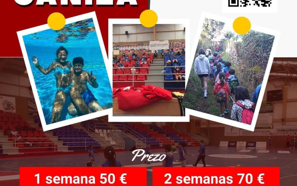VII campus deportivo Balonman Cañiza do 1 ao 12 de agosto para nenos de 4 a 16 anos