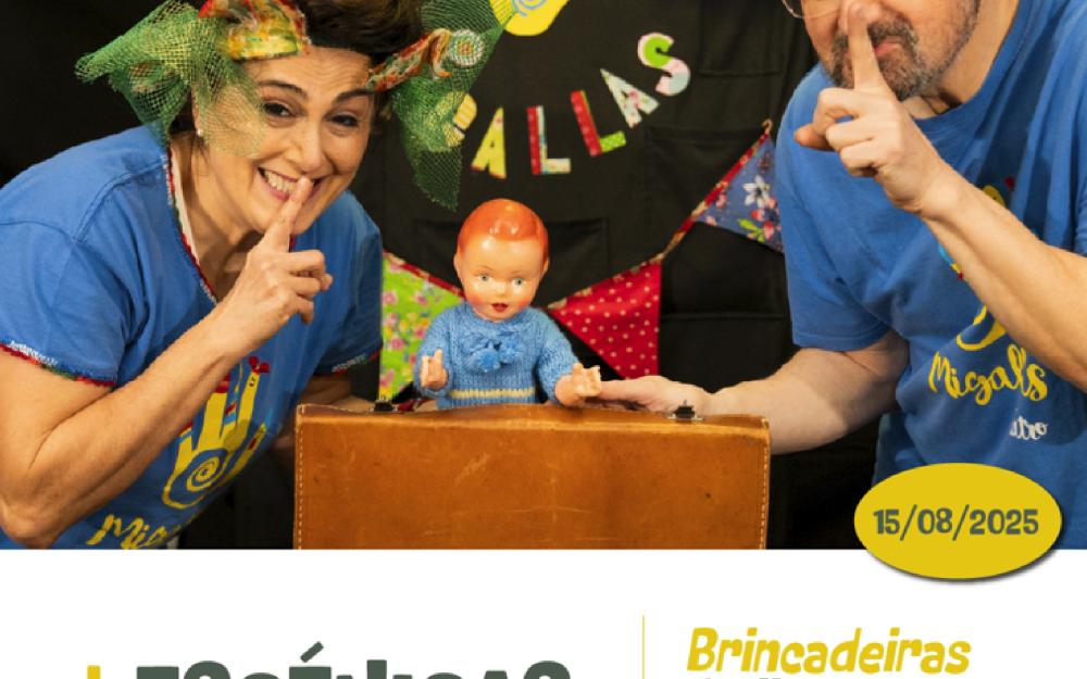 Espectáculo " Brincadeiras da Lingua", a cargo da compañía Migallas Teatro