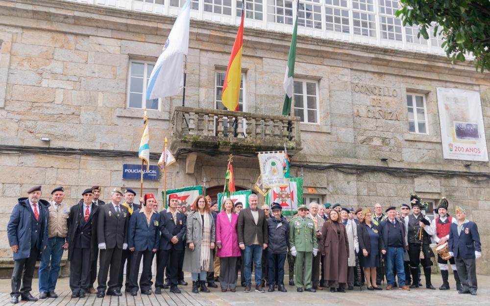Diego de Giráldez reúne na súa Casa Museo ás Asociacións e Irmandades Militares de España e Portugal «Amigas da Arte» nun acto celebrado o sábado 22 de febreiro