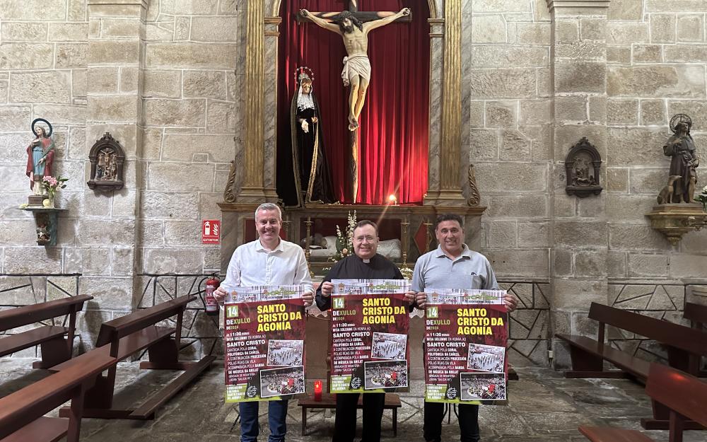 A Cañiza celebra o 14 de xullo a festividade na honra do Santísimo Cristo da Agonía