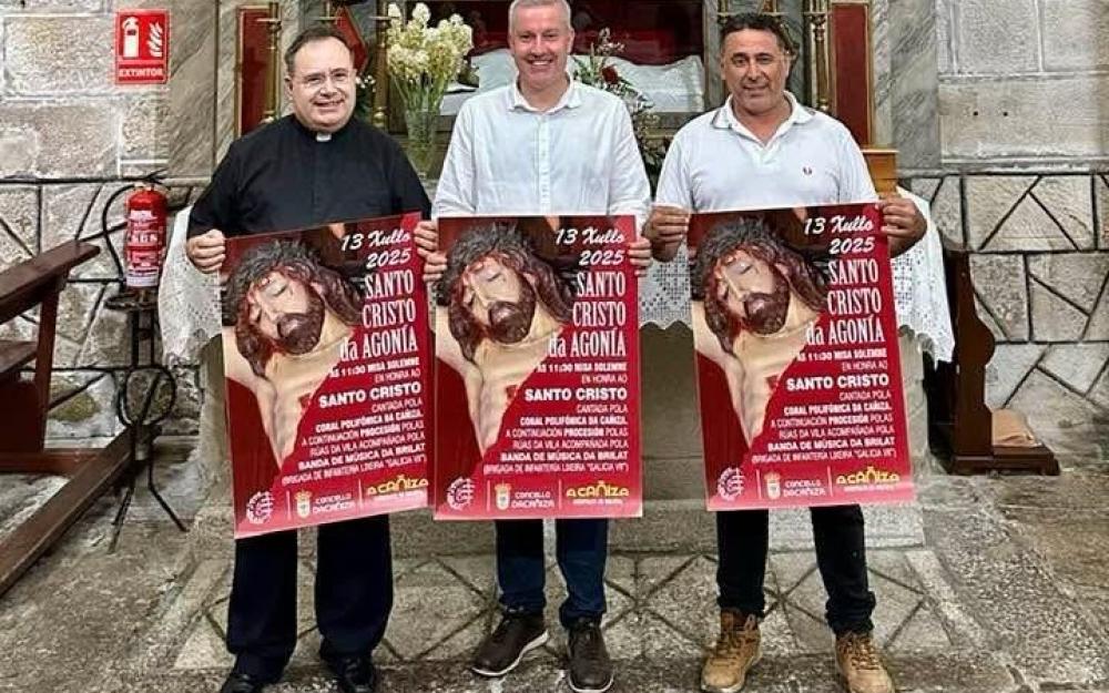 A Cañiza presenta os actos litúrxicos da festividade do Santísimo Cristo da Agonía na Igrexa Parroquial de Santa Teresa