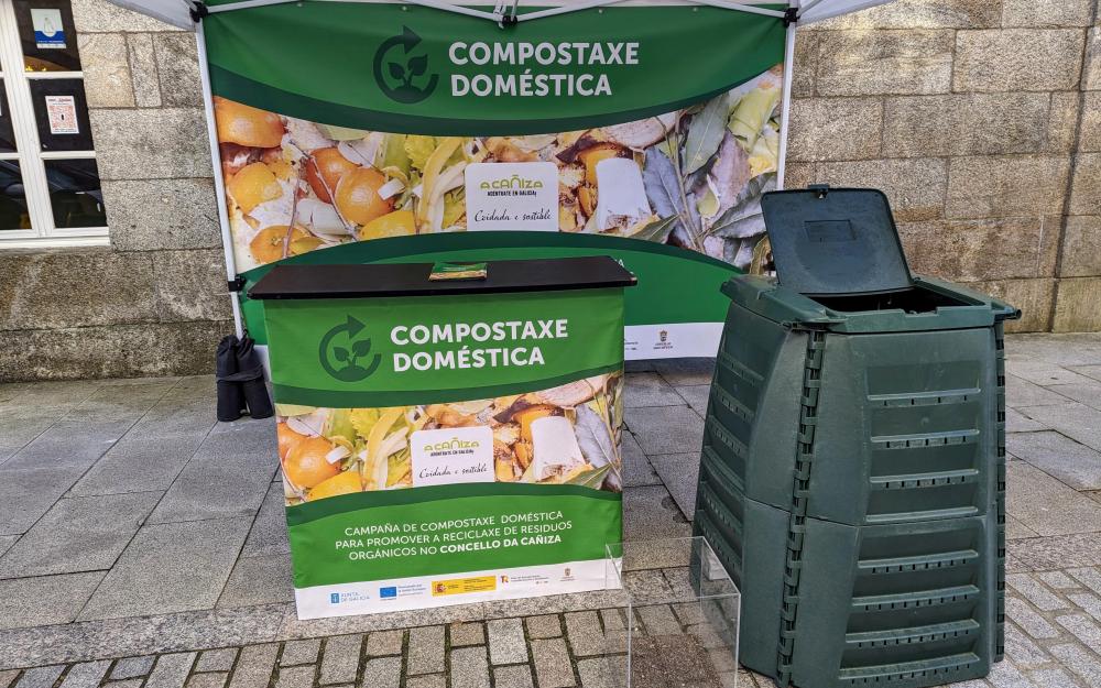 O Concello da Cañiza anuncia a apertura do prazo para solicitar composteiros domésticos a partir deste xoves 7 de agosto