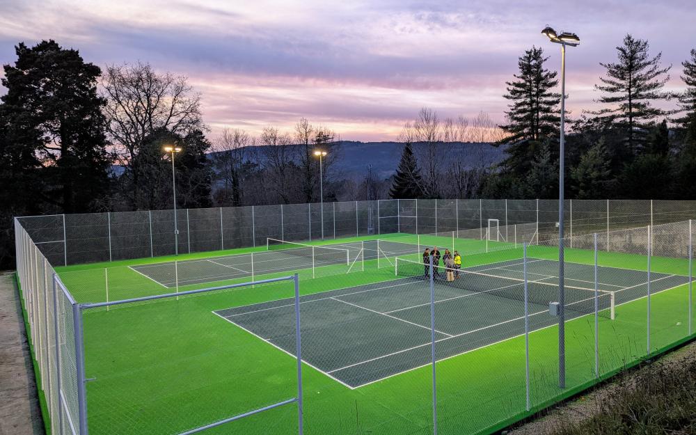 Apertura das pistas de tenis municipais "Carballo do Marco"