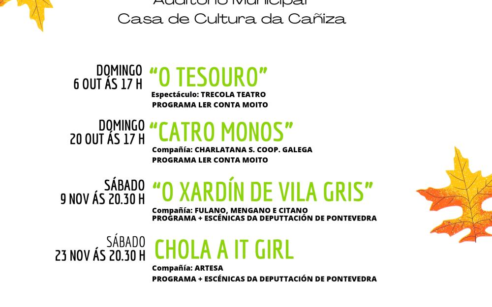 Inauguramos o ciclo de teatro de outono 2024