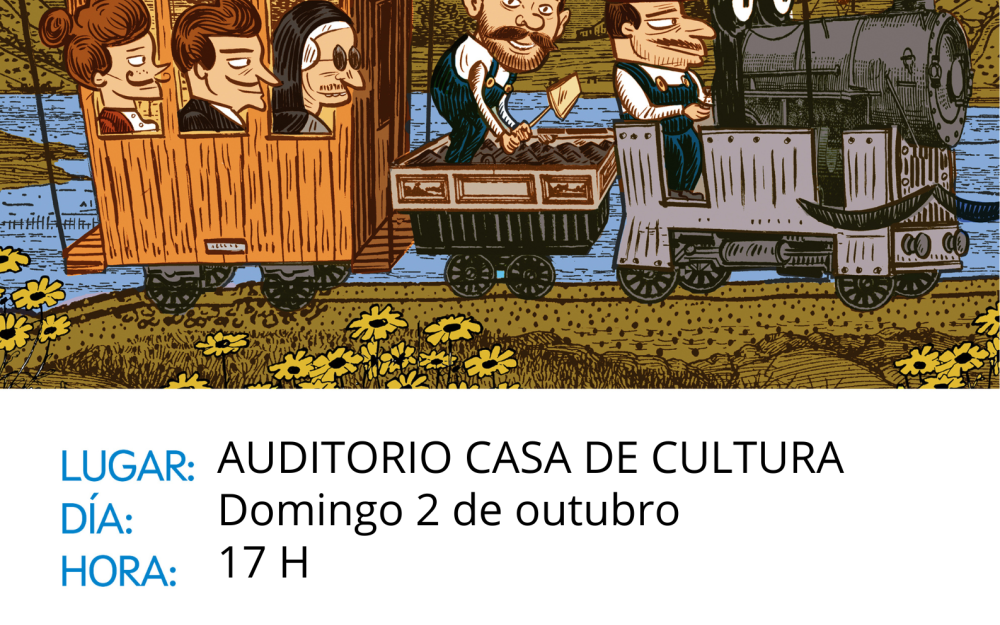 Este 2 de outubro no Auditorio da Casa de Cultura da Cañiza. Entrada gratuita