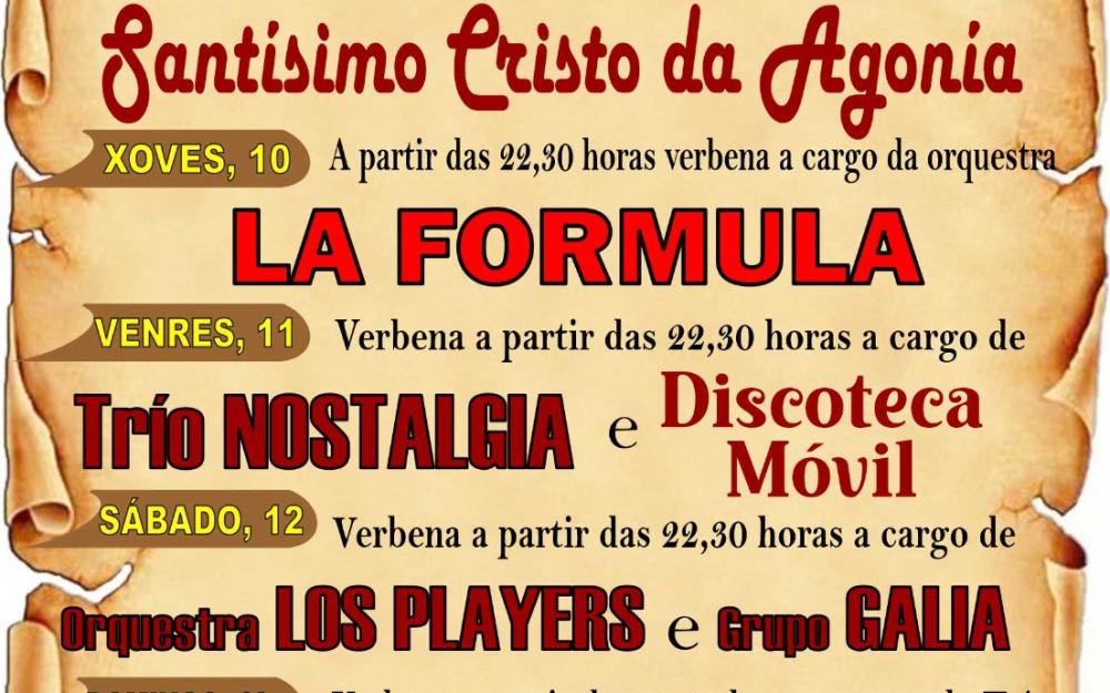  Festa na honra ao Santísimo Cristo da Agonía da Cañiza